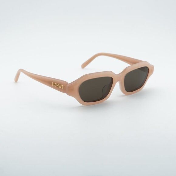 Loewe Loewe LW40157U 72E Sunglasses Shiny Pink Rectangle Frame Size ONE SIZE - 5 Thumbnail