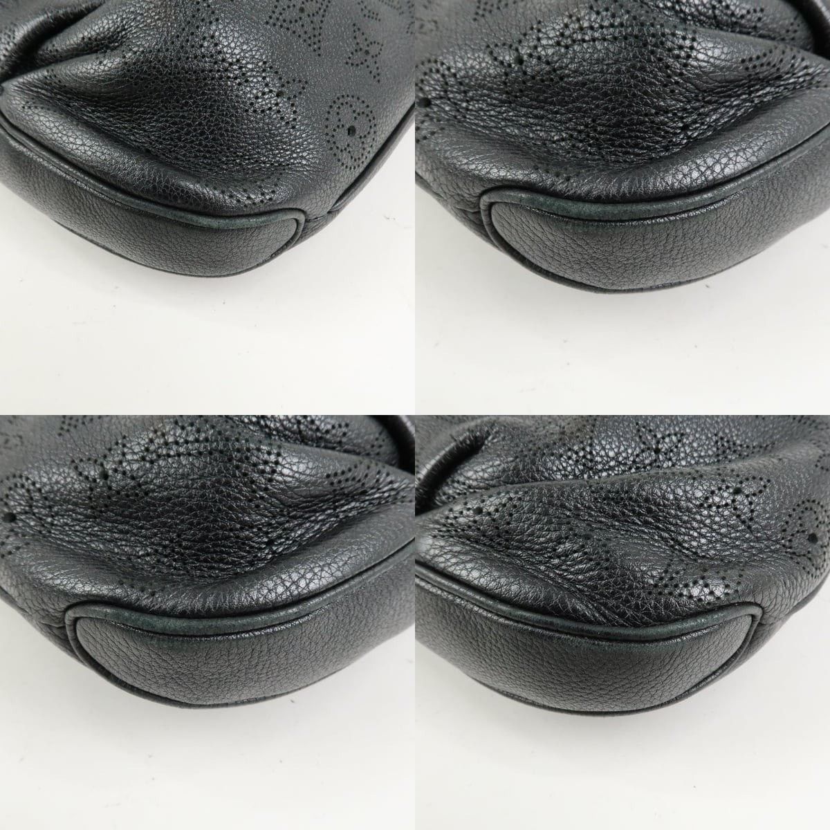Louis Vuitton Louis Vuitton Mahina Selene MM Leather Shoulder Bag Black Size ONE SIZE - 5 Thumbnail