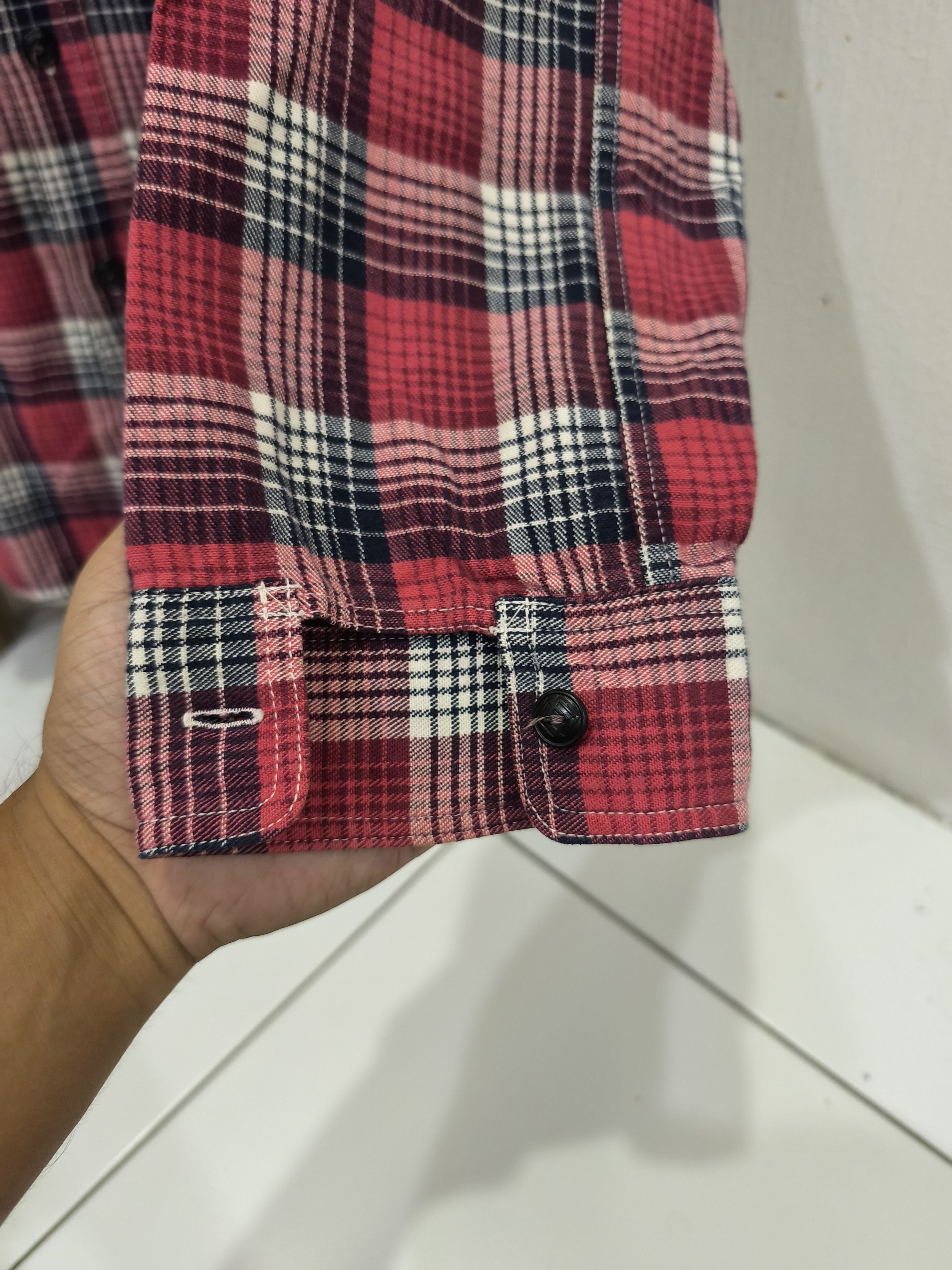 Japanese Brand × TOYS McCOY × The Real McCoy's Joe McCOY 8hu Block Check Shirt Size US L / EU 52-54 / 3 - 5 Thumbnail