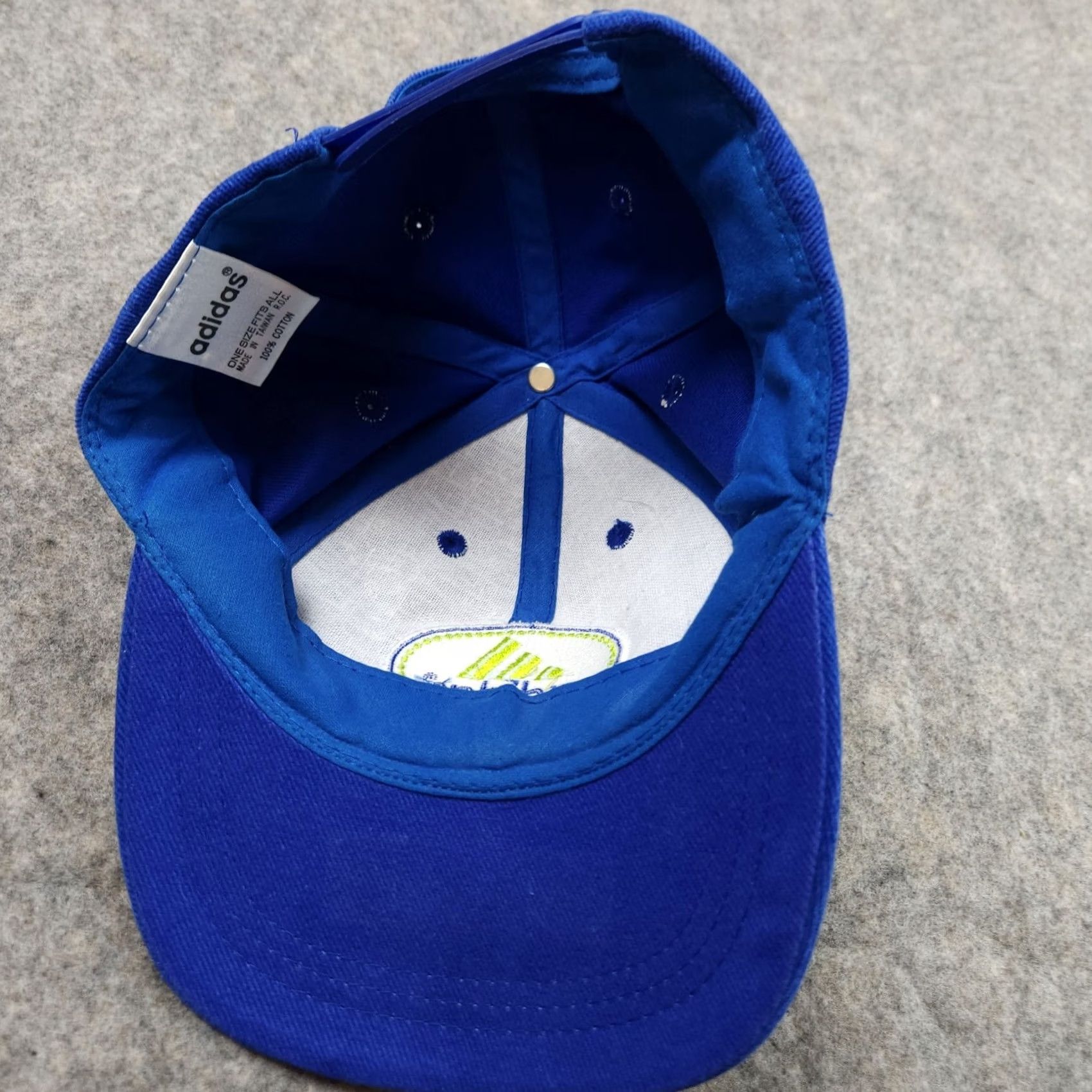 Adidas Adidas Hat One Size Adjustable Blue Logo Snapback Mens Sports Casual Cap Size ONE SIZE - 5 Thumbnail