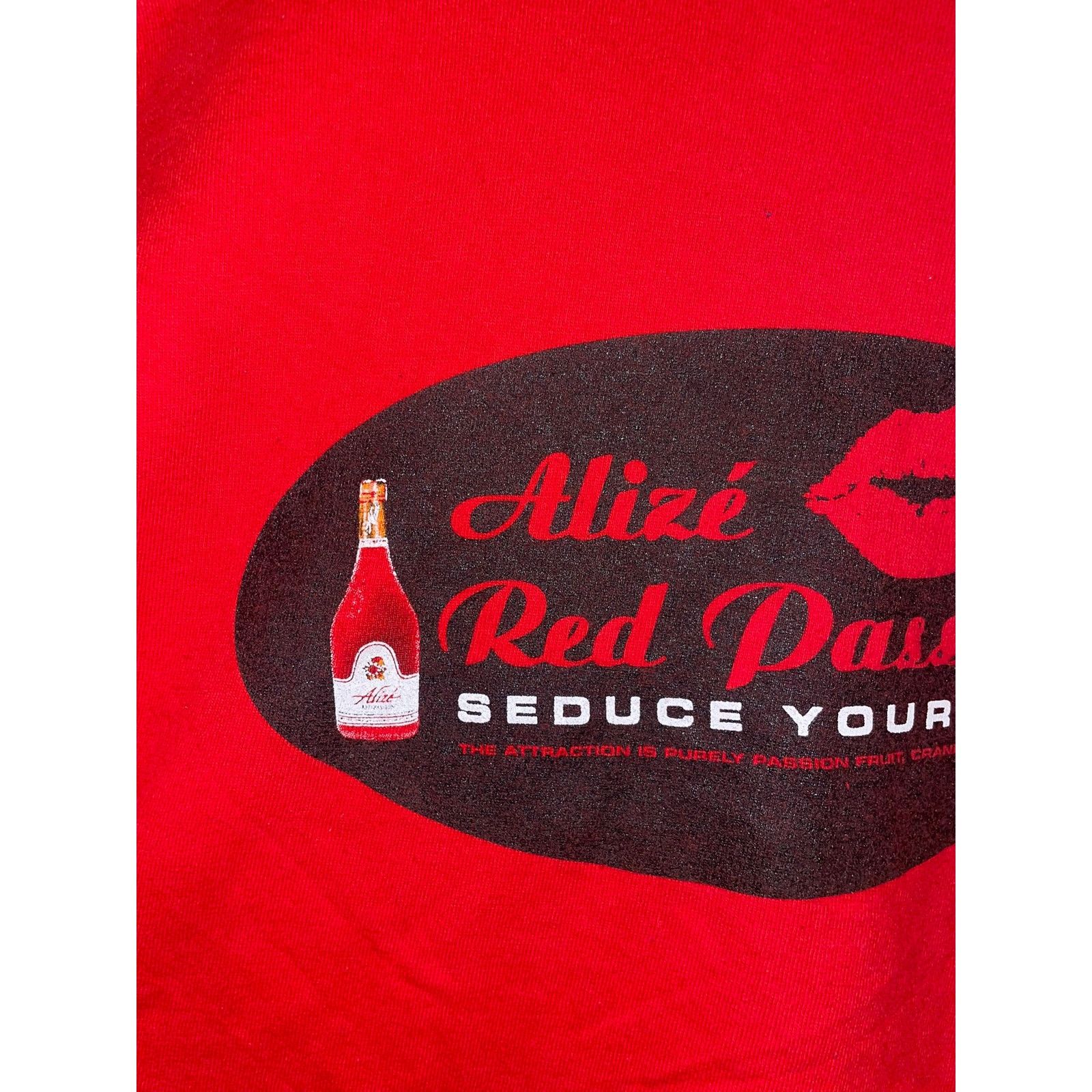 Vintage Vintage Red Passion Shirt Alize De France Drink Tee 90s XL Size US XL / EU 56 / 4 - 8 Thumbnail