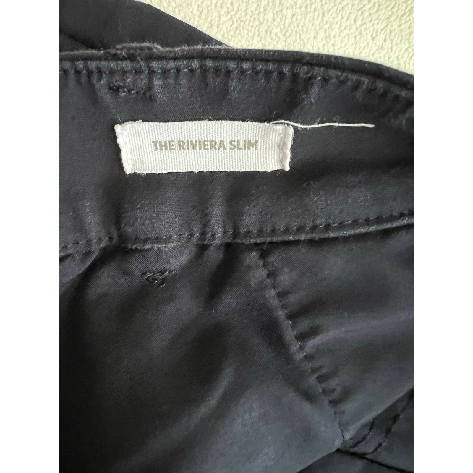Loft Loft Riviera Slim Navy Midrise Cropped Ankle Pants Size 6 Size 28" / US 6 / IT 42 - 3 Thumbnail