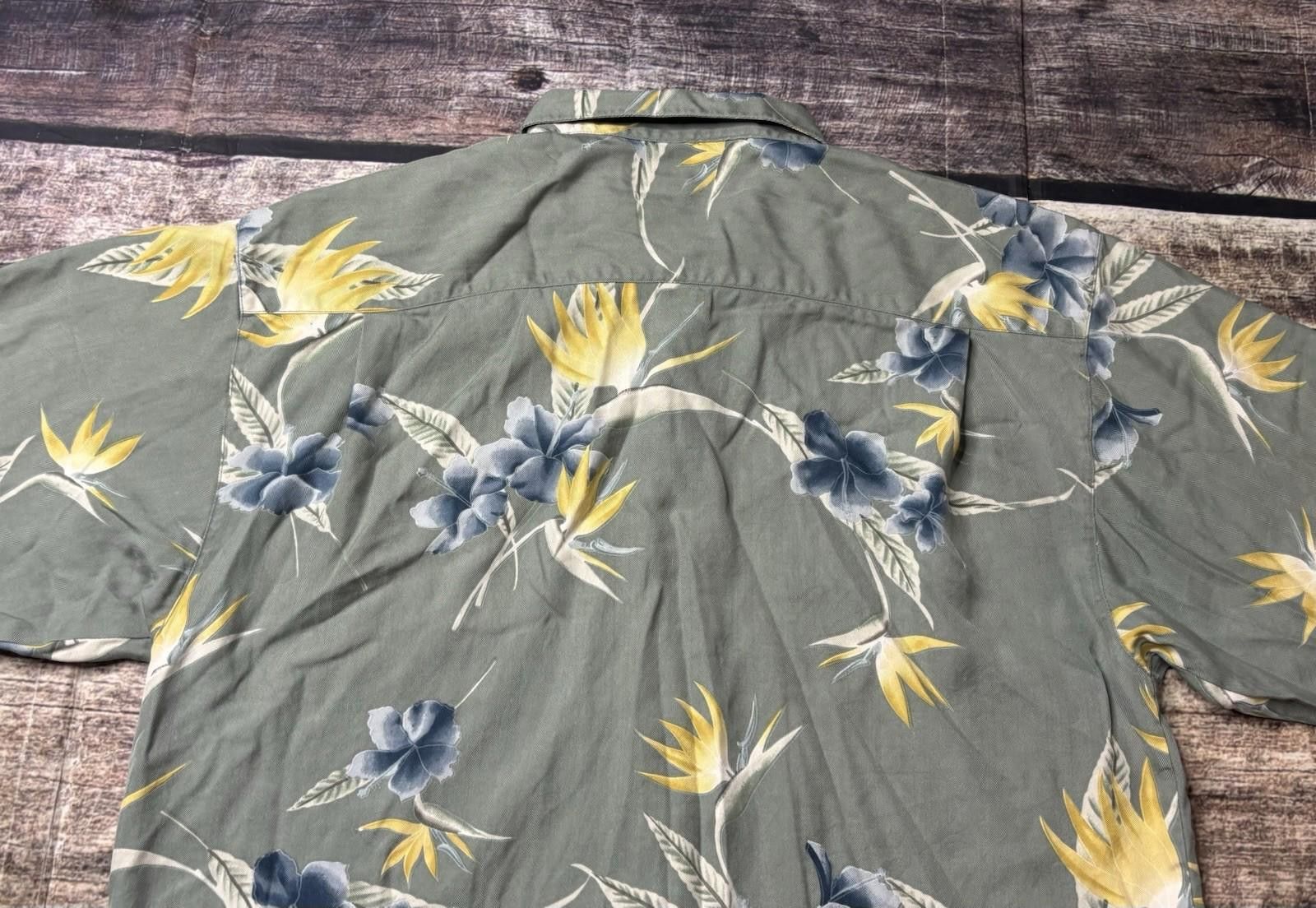 Tommy Bahama VTG Tommy Bahama Shirt Mens Large Silk Short Sleeve Button Size US L / EU 52-54 / 3 - 7 Thumbnail