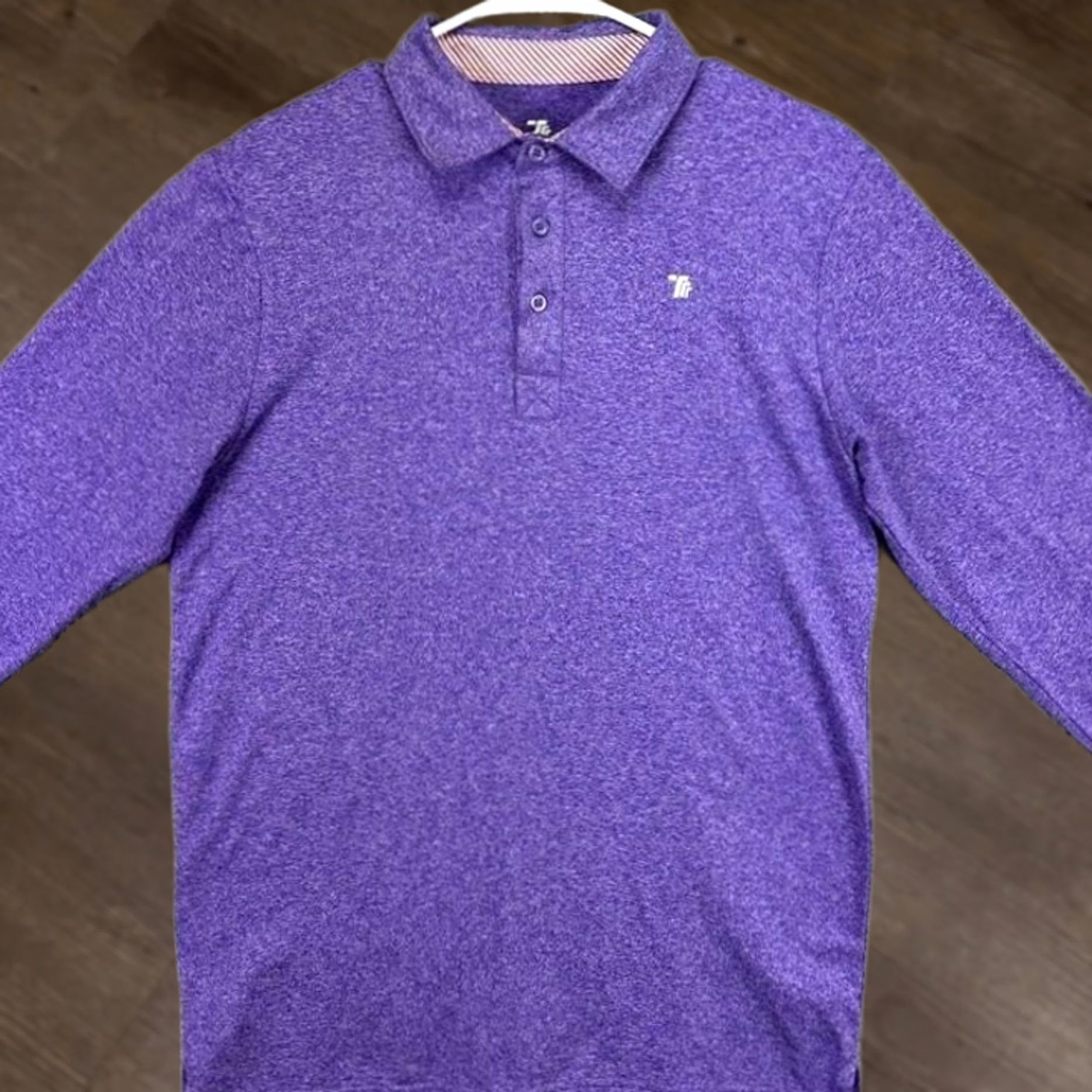 Vintage Rdruko Polo Shirt Adult Medium Purple Long Sleeve Mens Size US M / EU 48-50 / 2 - 1 Thumbnail