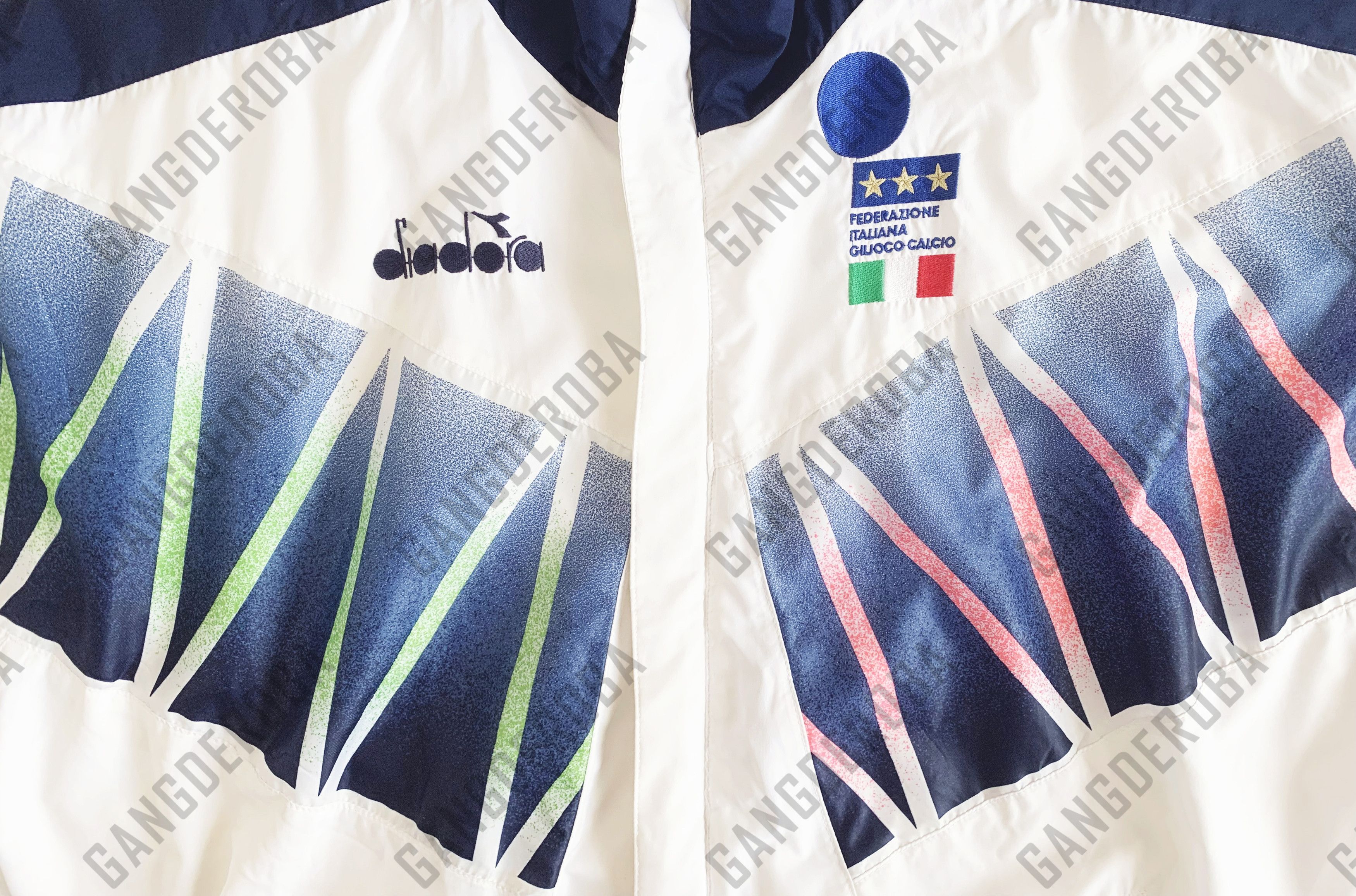 Diadora RARE Vintage 1994 DIADORA ITALY Windbreaker Jacket World Cup Size US M / EU 48-50 / 2 - 9 Thumbnail