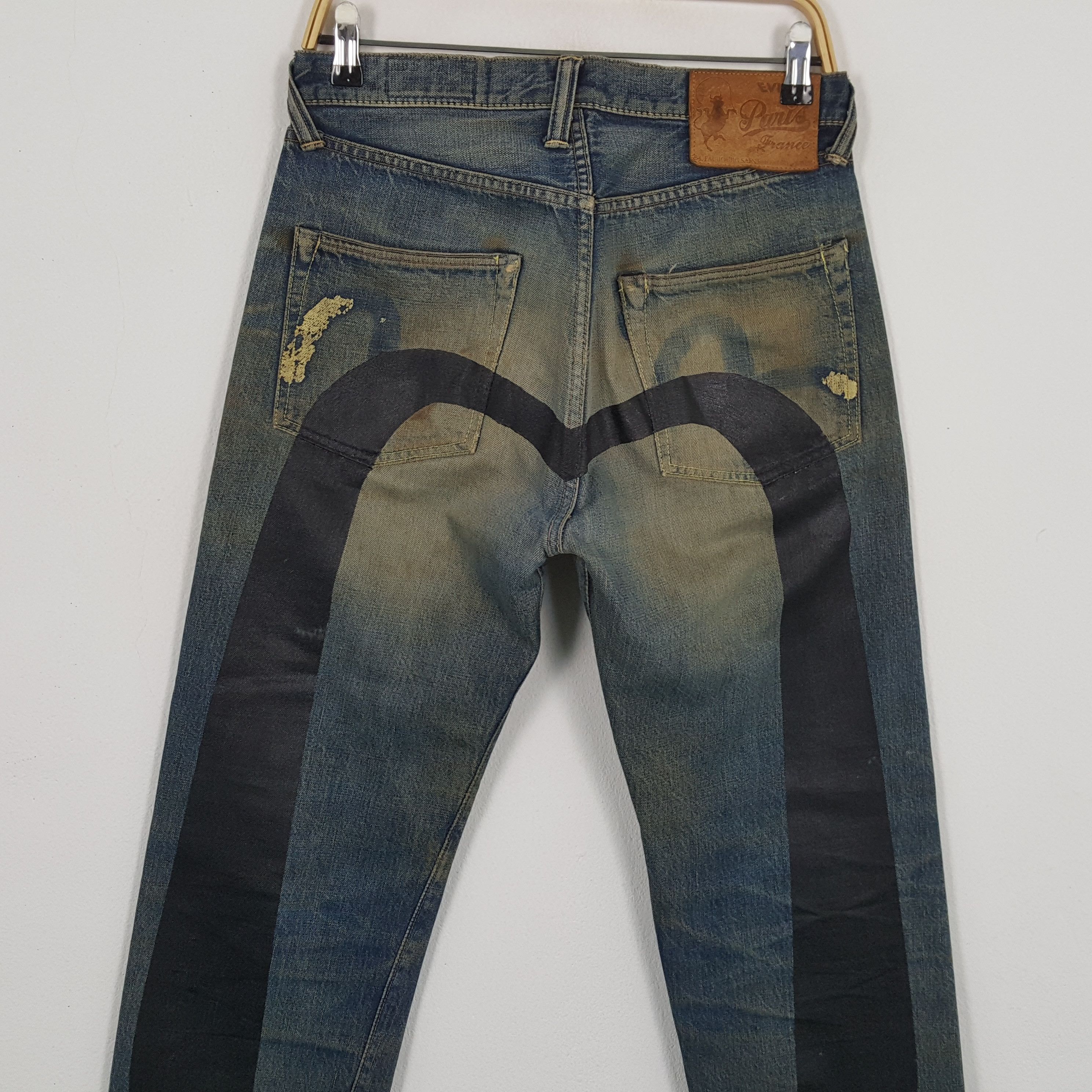 Evisu × Japanese Brand × Vintage Vintage EVISU Japanese Brand Daicock Custom Distressed Jeans Size US 30 / EU 46 - 2 Thumbnail