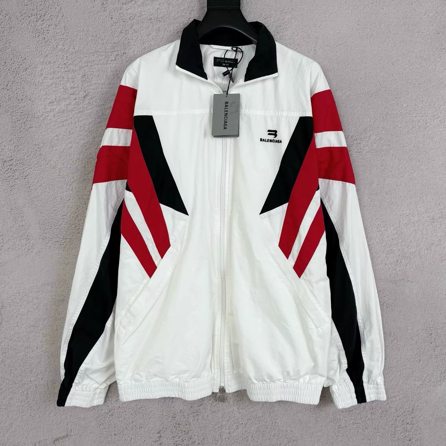 Balenciaga Balenciaga BLCG red & white track jacket XS Size US XS / EU 42 / 0 - 1 Thumbnail