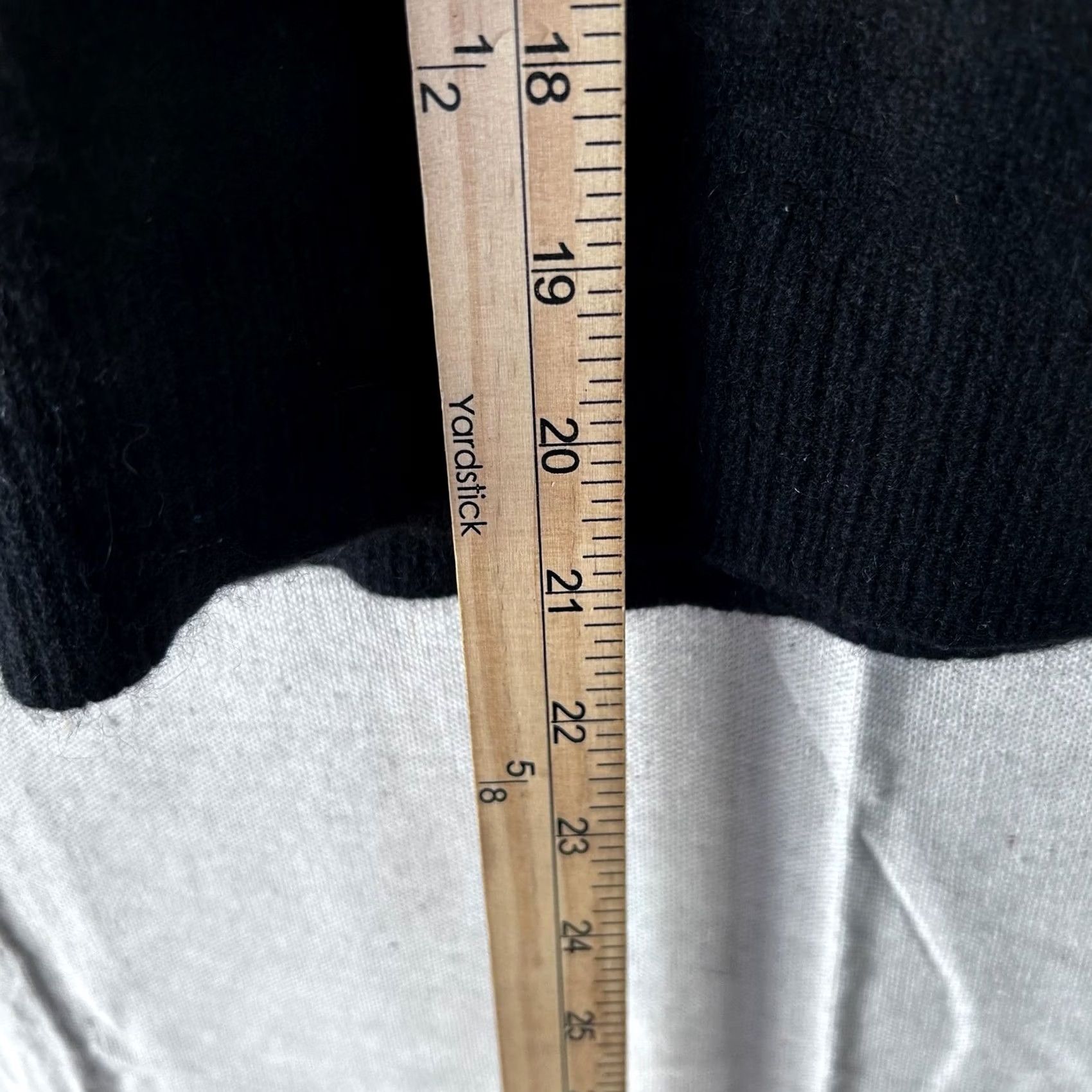 Barrow Barrow & Grove Black 100% Cashmere Turtleneck Sweater Womens Large Roll Neck Pullover Knit Long Sleeve Classic Fit Solid Size L / US 10 / IT 46 - 7 Thumbnail