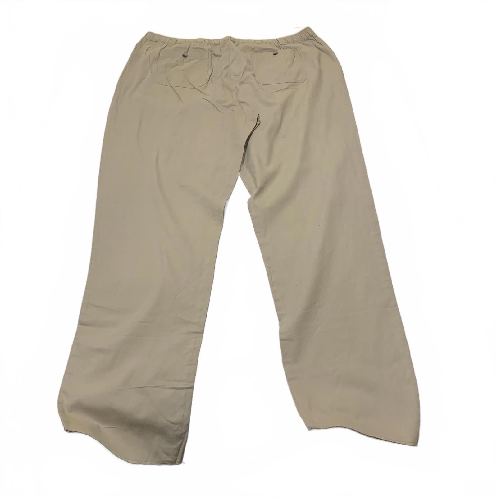 Other KingSize Men's 3XL Tall Khaki Cotton Pants Size US 44 / EU 60 - 2 Thumbnail
