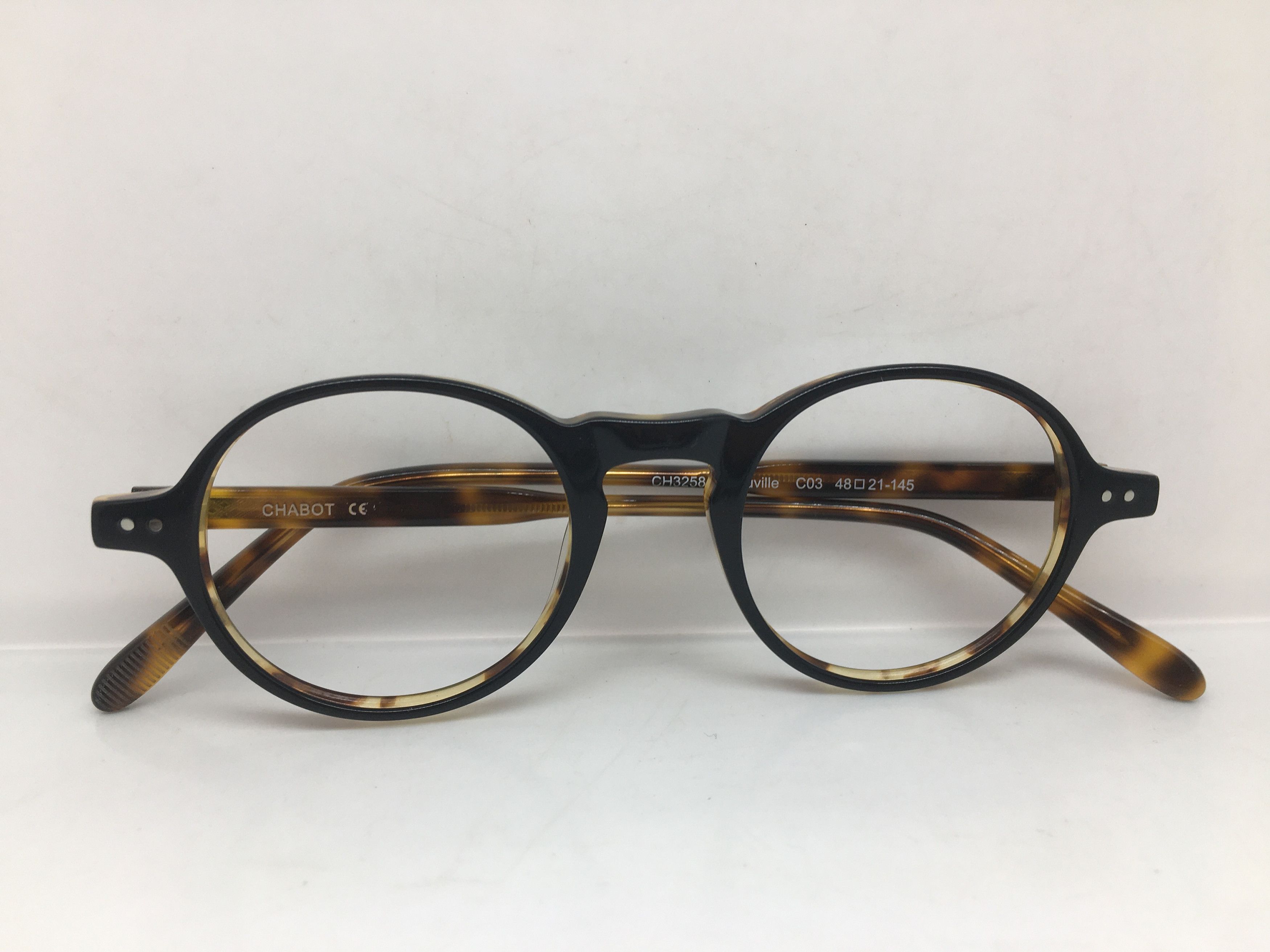 Other Chabot Tortoise Keyhole Eyeglasses GATSBY ARISTOCRAT Size ONE SIZE - 6 Thumbnail