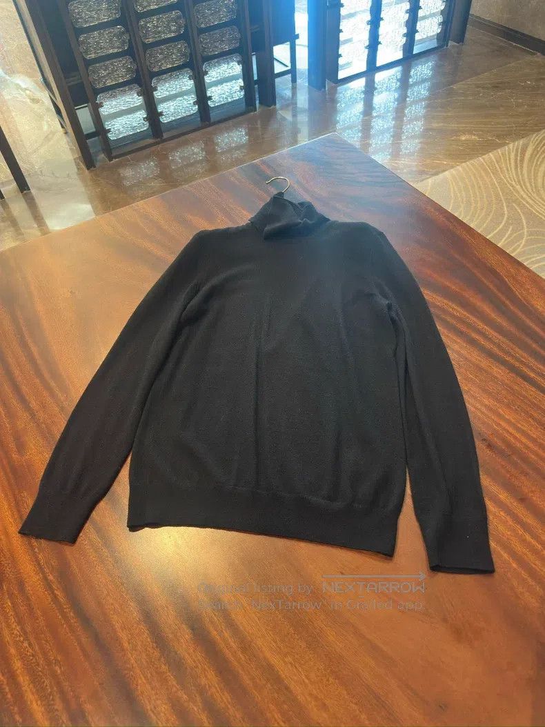 Loro Piana Loro Piana High-neck black cashmere sweater Size US S / EU 44-46 / 1 - 3 Thumbnail