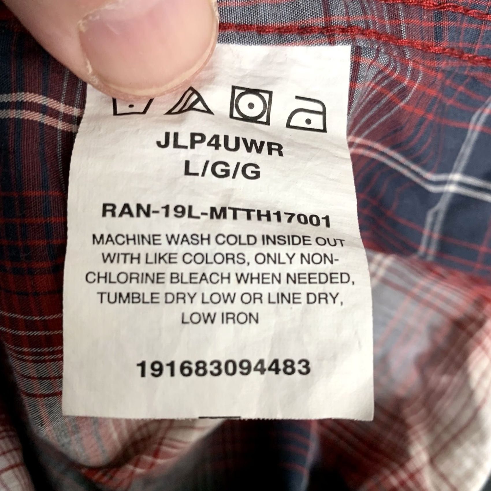 Wrangler Wrangler Shirt Mens Large Pearl Snap Long Sleeve Western Plaid Flex Comfort Barbie? Size US L / EU 52-54 / 3 - 4 Thumbnail