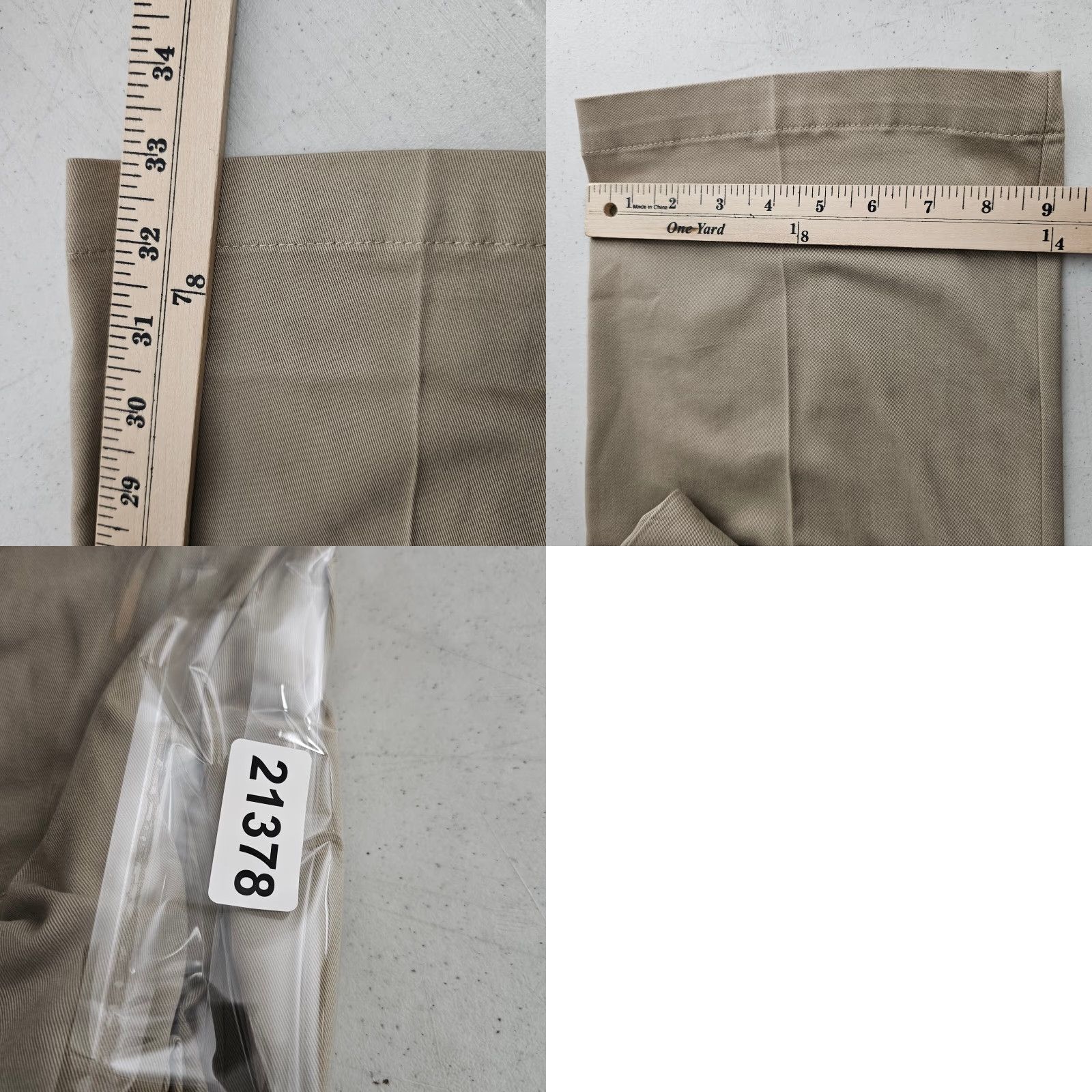 Dockers DOCKERS Pants Khaki Classic Fit 42x33 Mens Beige 42 Inseam Casual Workwear Straight Pocket Size US 42 / EU 58 - 9 Thumbnail