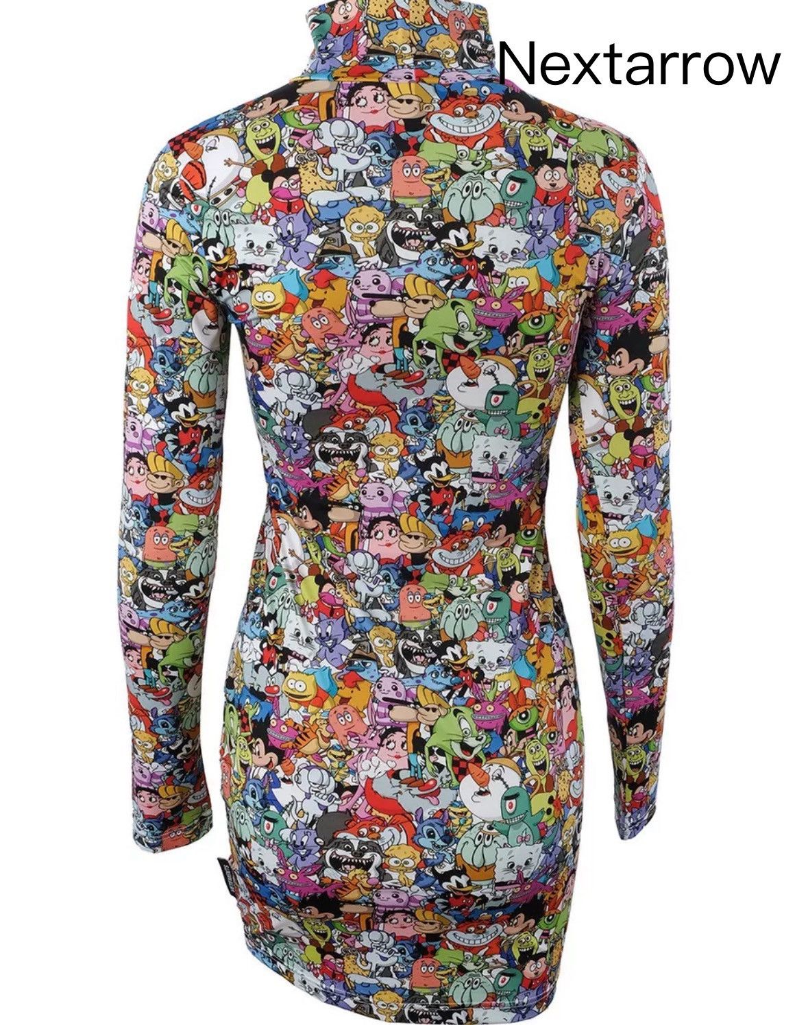 Vetements VETEMENTS Cartoon Pattern Tight Dress2412-Nextarrow Size M / US 6-8 / IT 42-44 - 2 Thumbnail