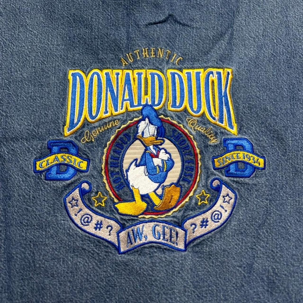 Disney × Vintage Vintage Donald Duck Denim Jacket Size US XXL / EU 58 / 5 - 3 Thumbnail