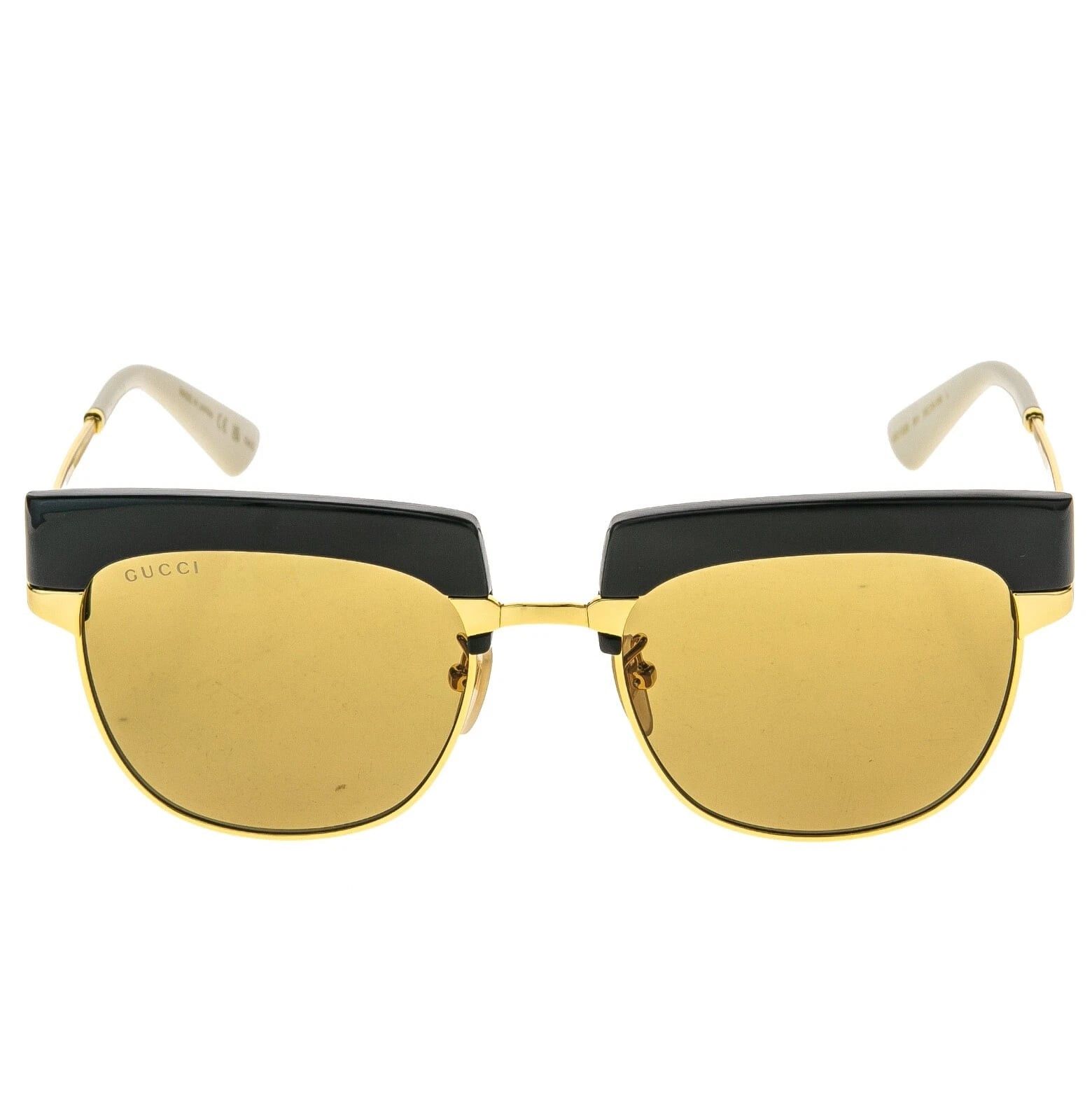 Gucci GUCCI SUPREME 1132 Gold Gg1132S 001 Retro Rim Sunglasses Size ONE SIZE - 8 Thumbnail