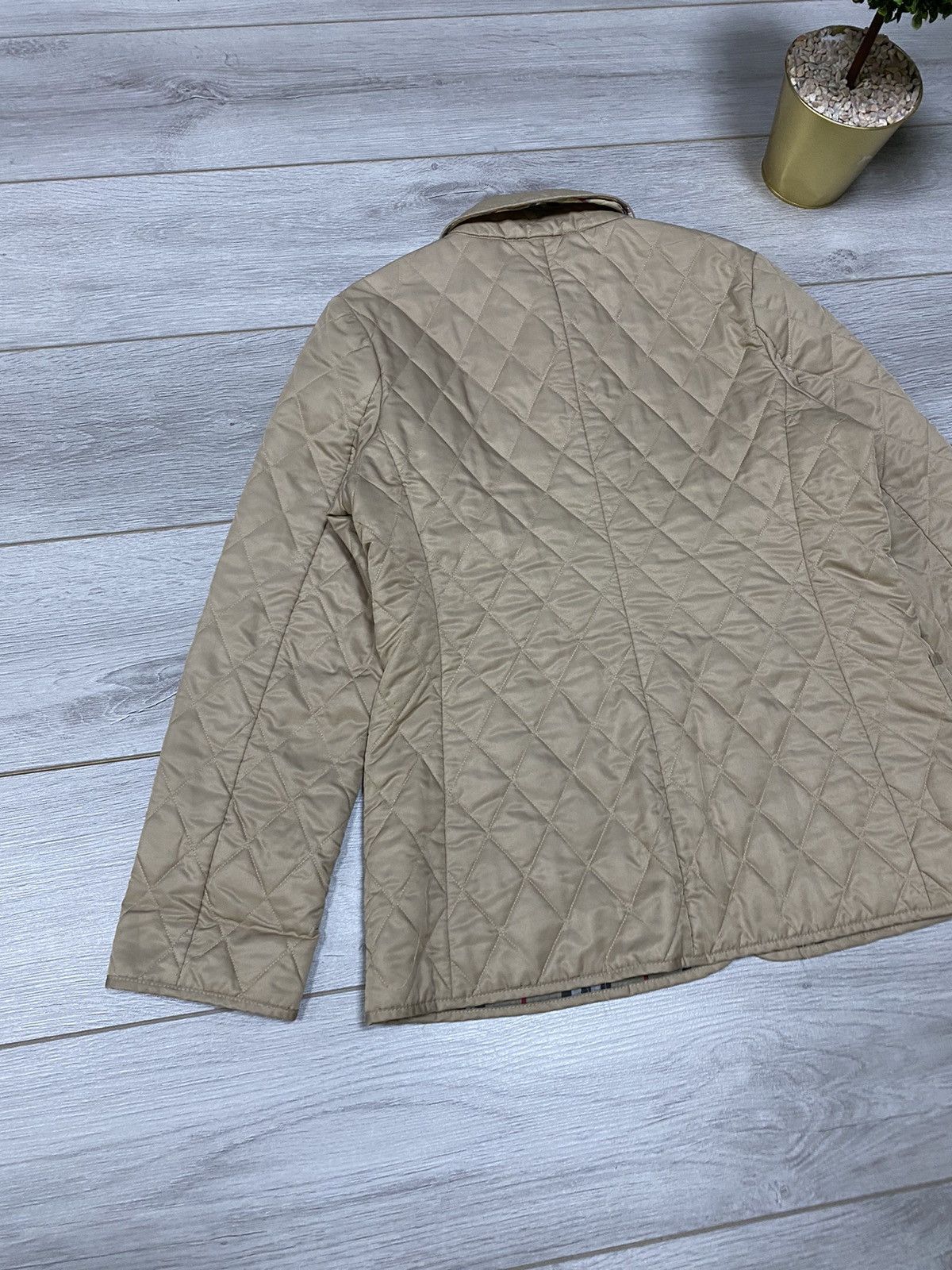 Burberry Burberry vintage quilted blue check navy jacket buttons Size US S / EU 44-46 / 1 - 14 Thumbnail