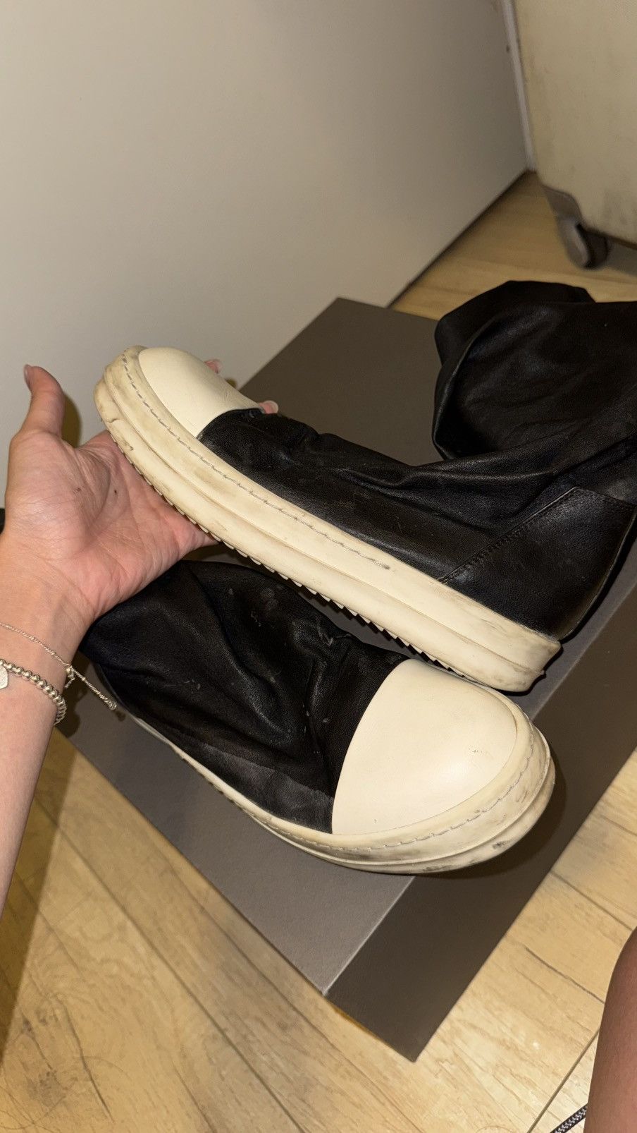Rick Owens Rick Owens Thigh High Sock Shoes Size US 6 / IT 36 - 4 Thumbnail