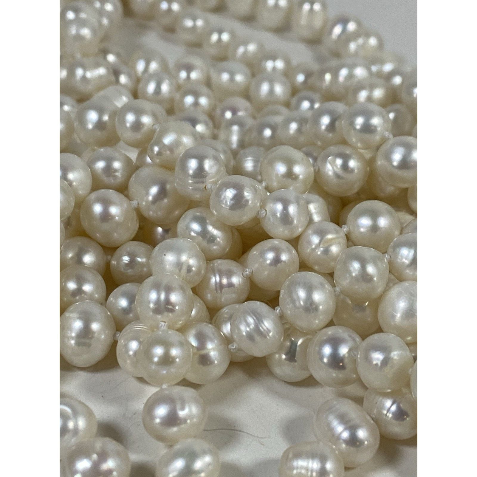 Other 14ft freshwater pearls, near-round/baroque, light blemish Size ONE SIZE - 10 Thumbnail