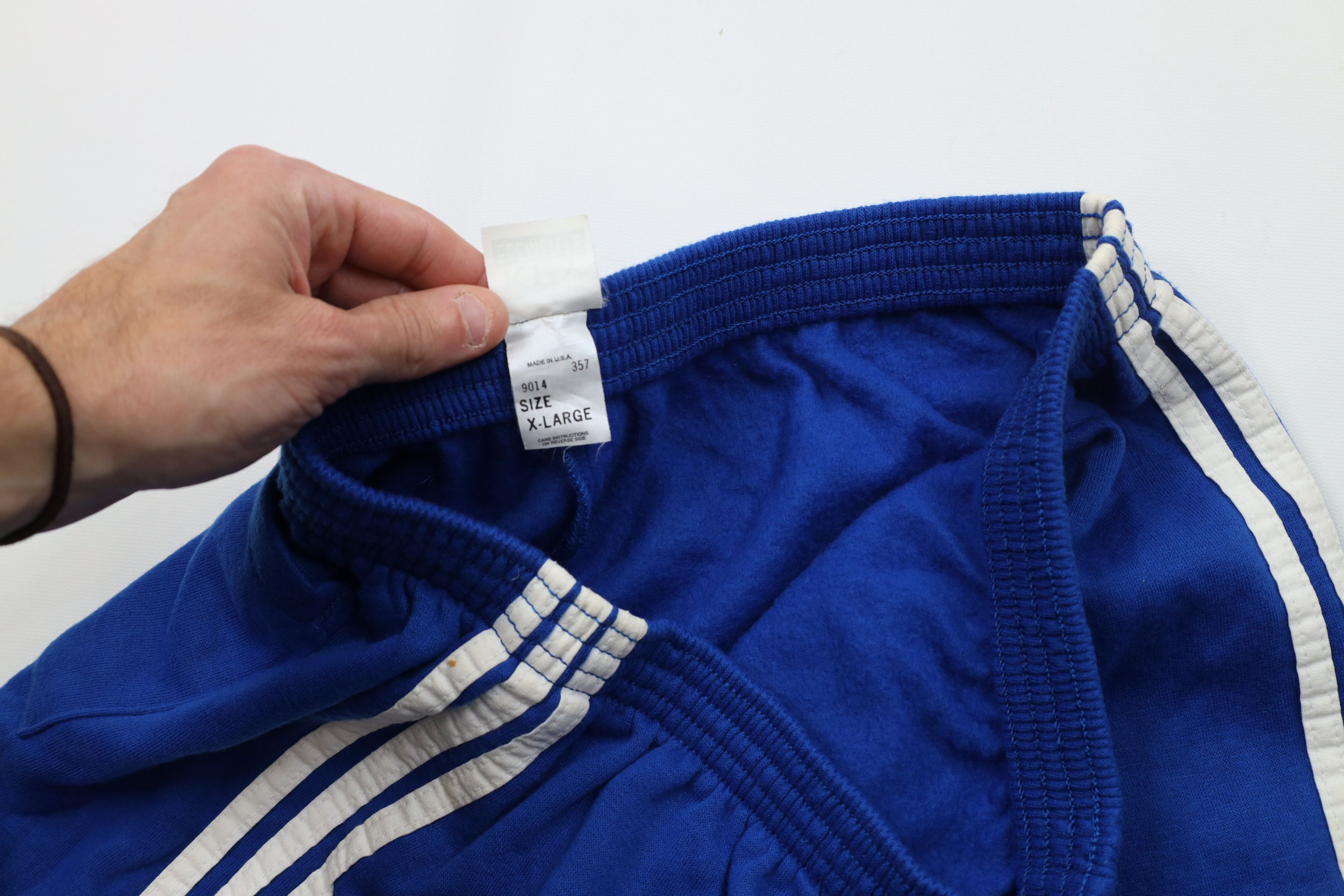 Vintage Vintage 70s 80s Streetwear Sweatpants Short Shorts Blue USA Size US 36 / EU 52 - 6 Thumbnail