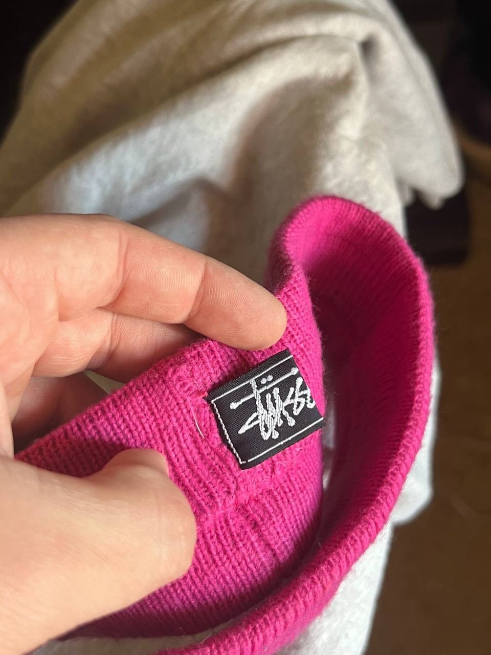 Japanese Brand × Stussy × Vintage Vintage 00’s Stussy Y2K Pink Every Day Winter Headband Size ONE SIZE - 3 Thumbnail