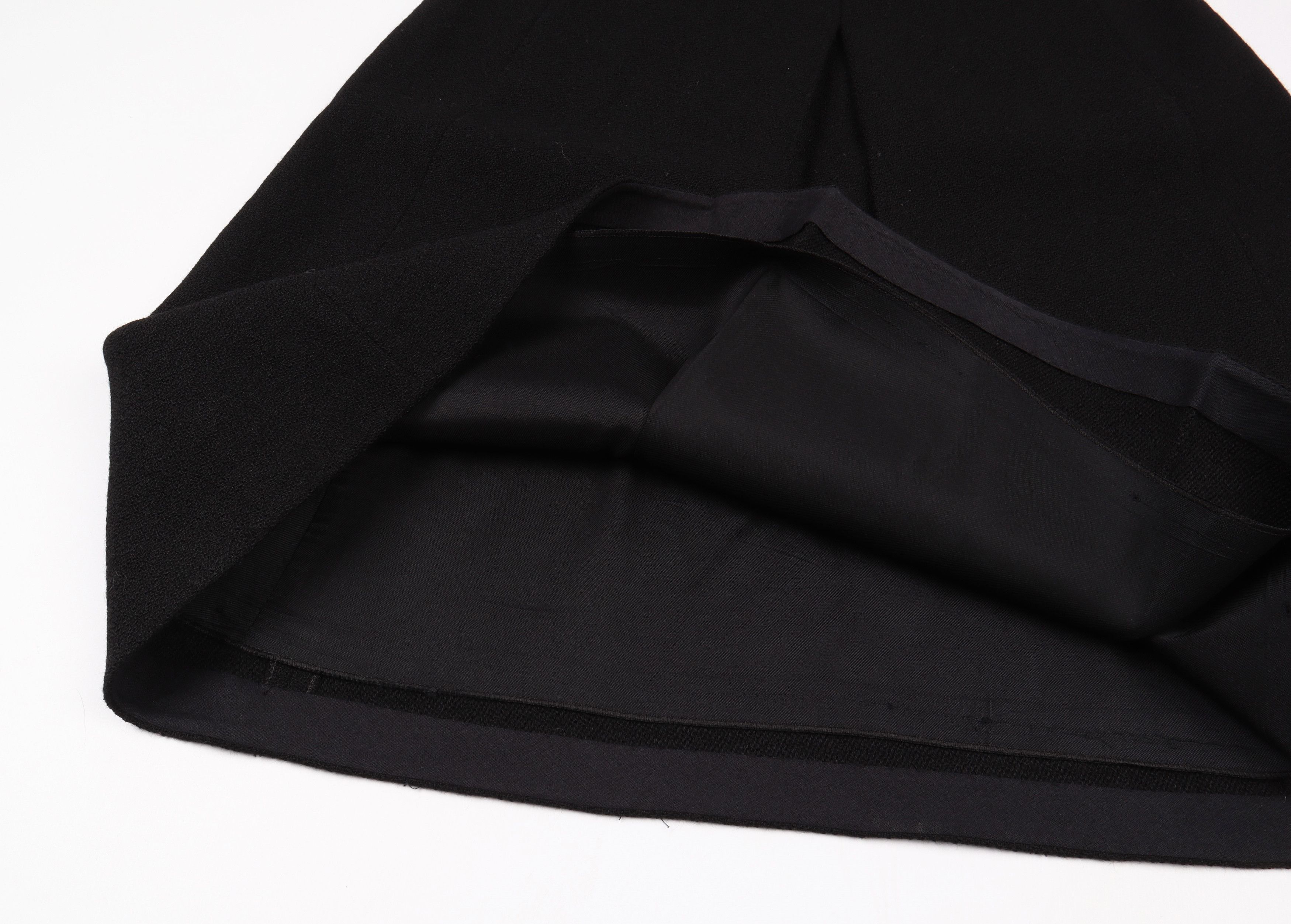 Gucci Vintage Gucci Tom Ford 90's Era Wool Blend Midi Skіrt Size 28" / US 6 / IT 42 - 7 Thumbnail