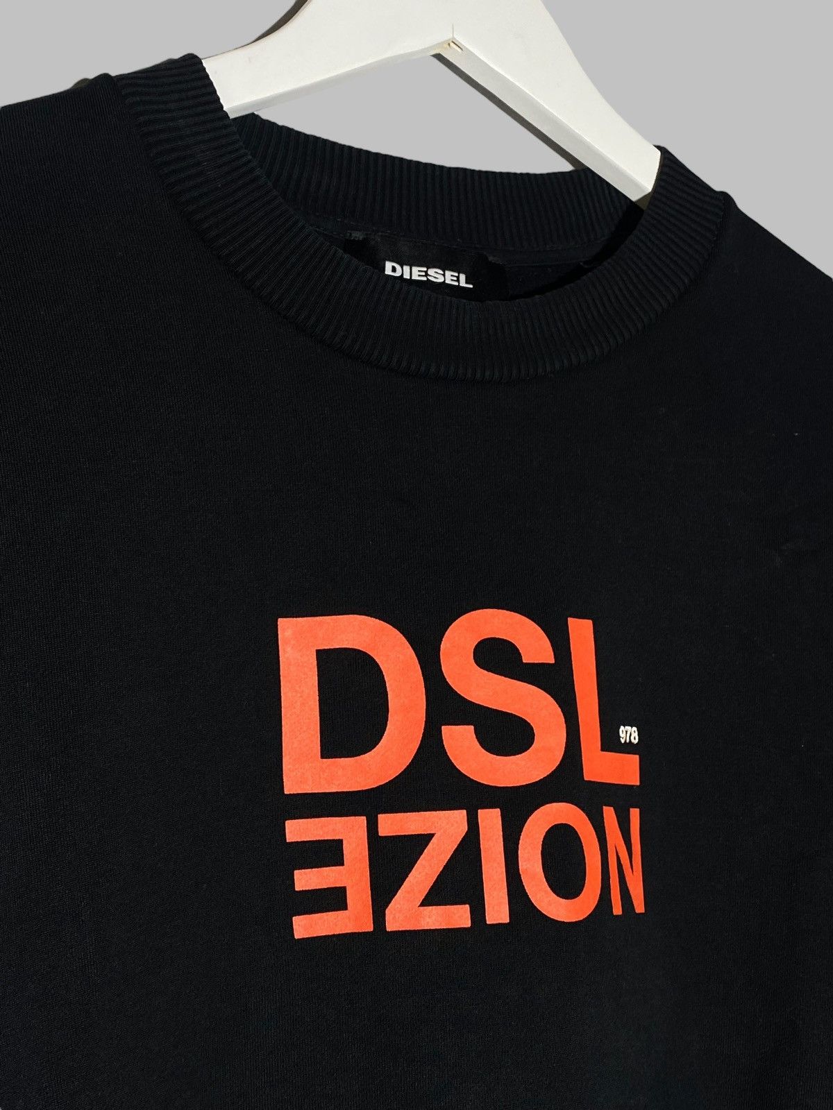 Diesel 🔥 DIESEL NOIZE RAVE SWEATSHIRT SAMURAI FUTURECORE VIBES Size US L / EU 52-54 / 3 - 8 Thumbnail