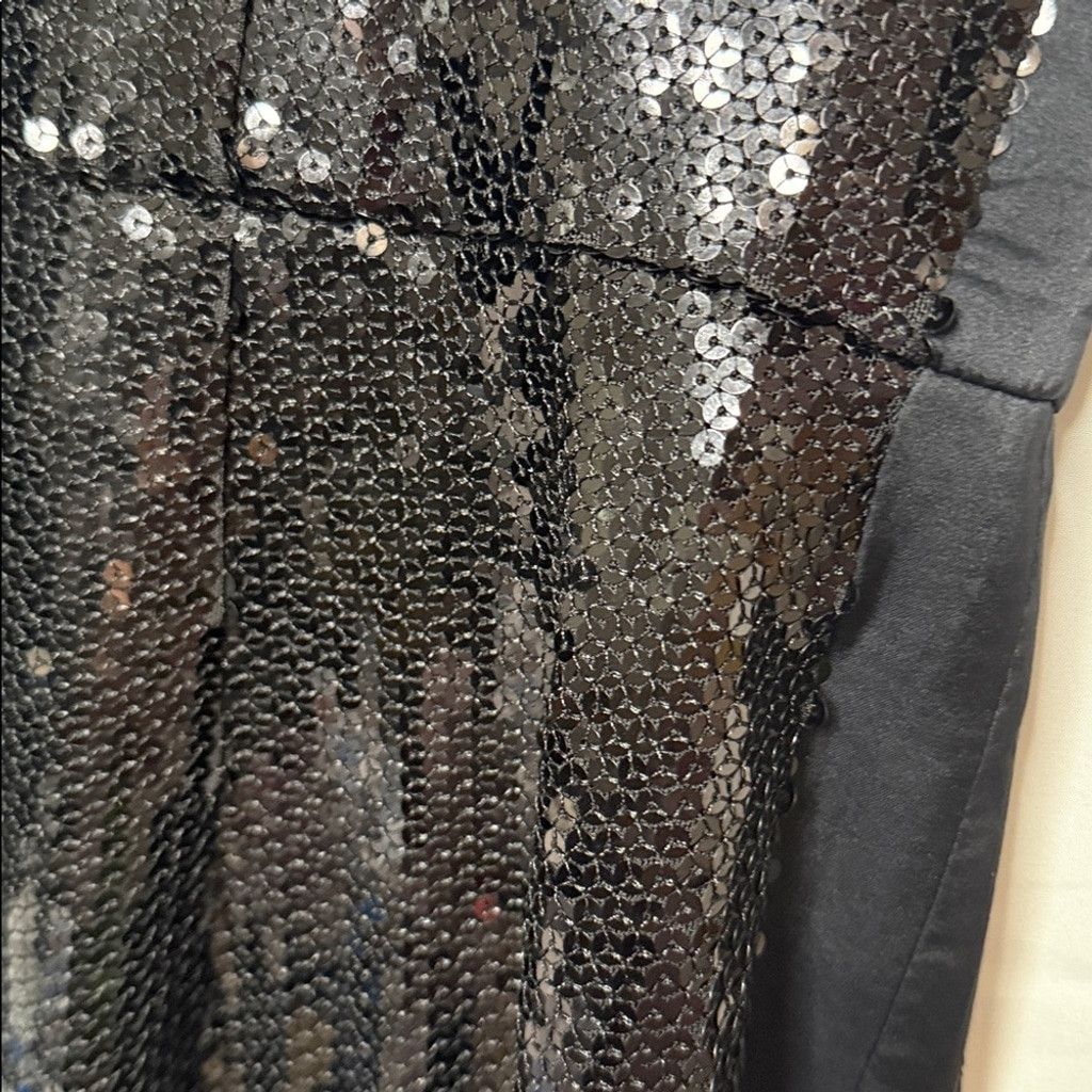 Prabal Gurung NWOT Prabal Gurung Collab black cross chest sequin gown 18W Size XXL / US 16-18 / IT 52-54 - 12 Thumbnail