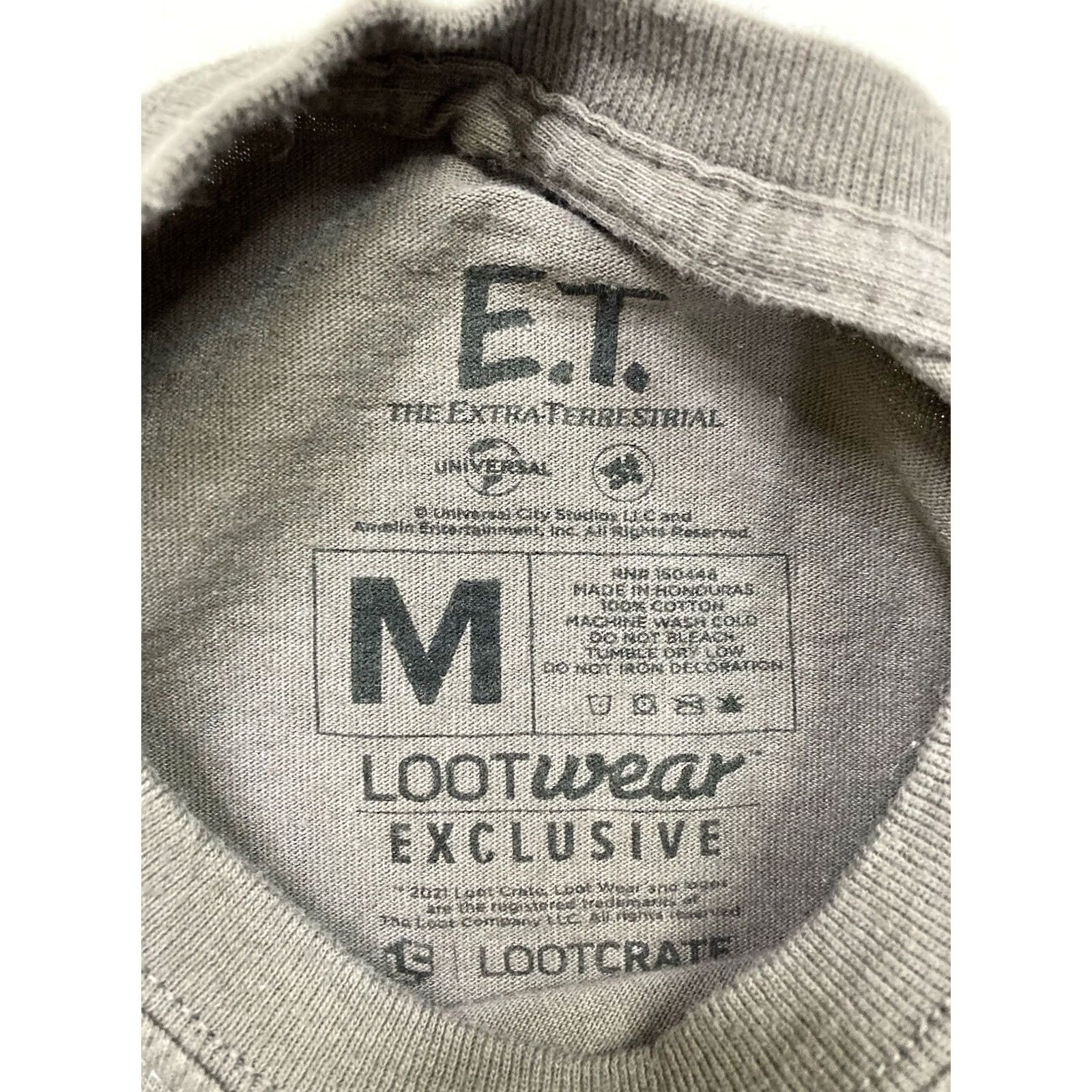 Vintage VINTAGE E.T. The Extra-Terrestrial Movie Tour 1982 Graphic T-shirt Women Medium Gray Size M / US 6-8 / IT 42-44 - 4 Thumbnail