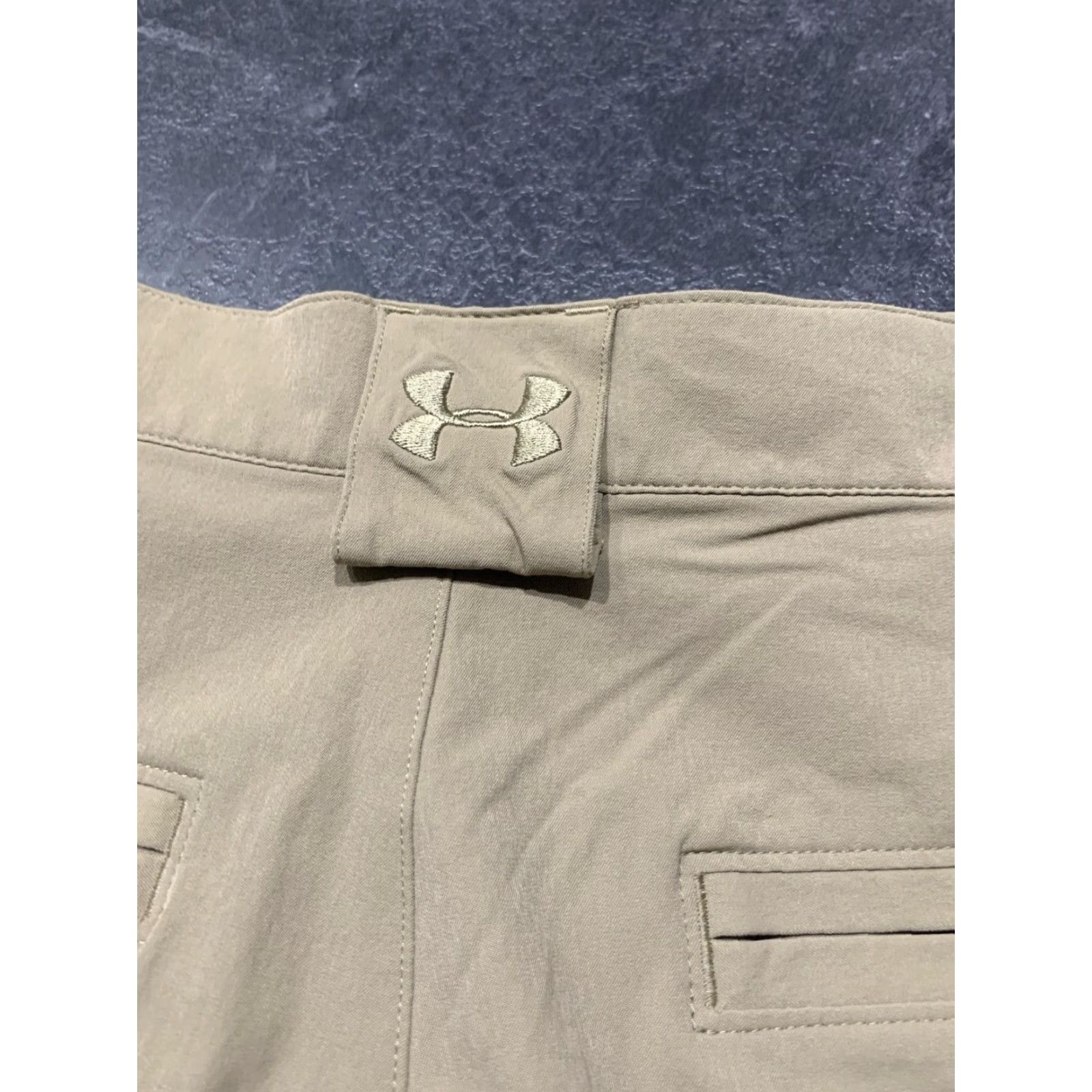 Under Armour Under Armour Men’s Golf Shorts Sz 32 Beige Nylon Blend Bermuda Casual Regular Mens Size US 32 / EU 48 - 8 Thumbnail