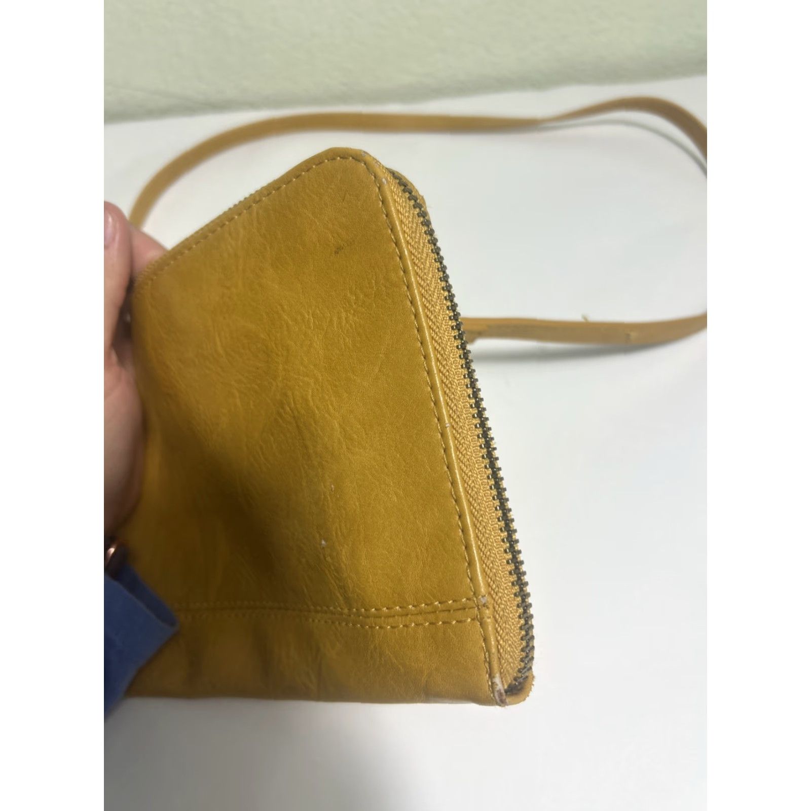Vintage Sussan Susan Joy Yellow Crossbody Small Purse Crossbody Strap PU Faux Leather Women Small 9.5x6x1 Size ONE SIZE - 7 Thumbnail