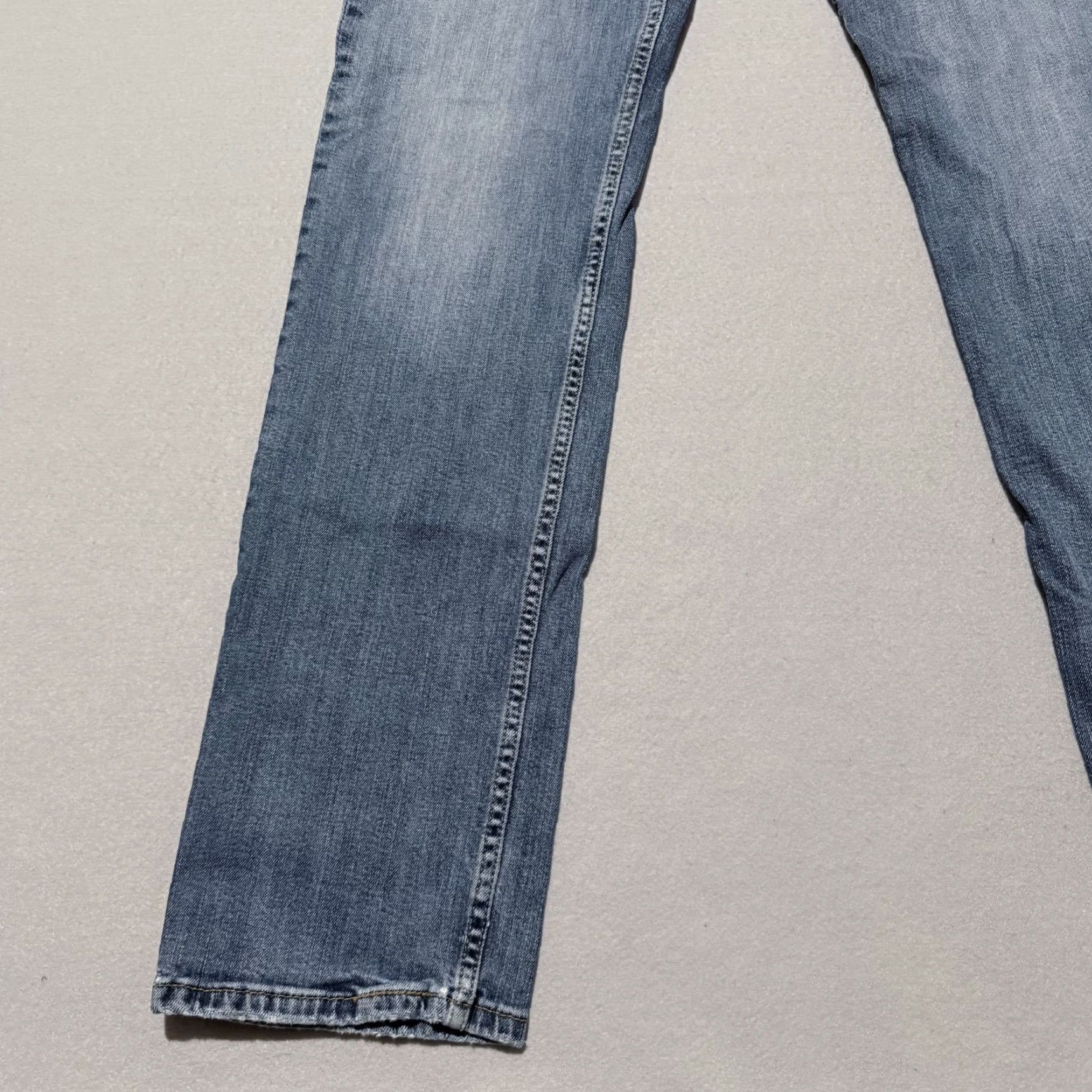 Levi's Levi's 514 Jeans Men Blue Denim Low Rise Classic Straight Fit 32x34 Distressed - Levi's Jeans Men Blue Denim 32x34 Distressed Size US 32 / EU 48 - 5 Thumbnail