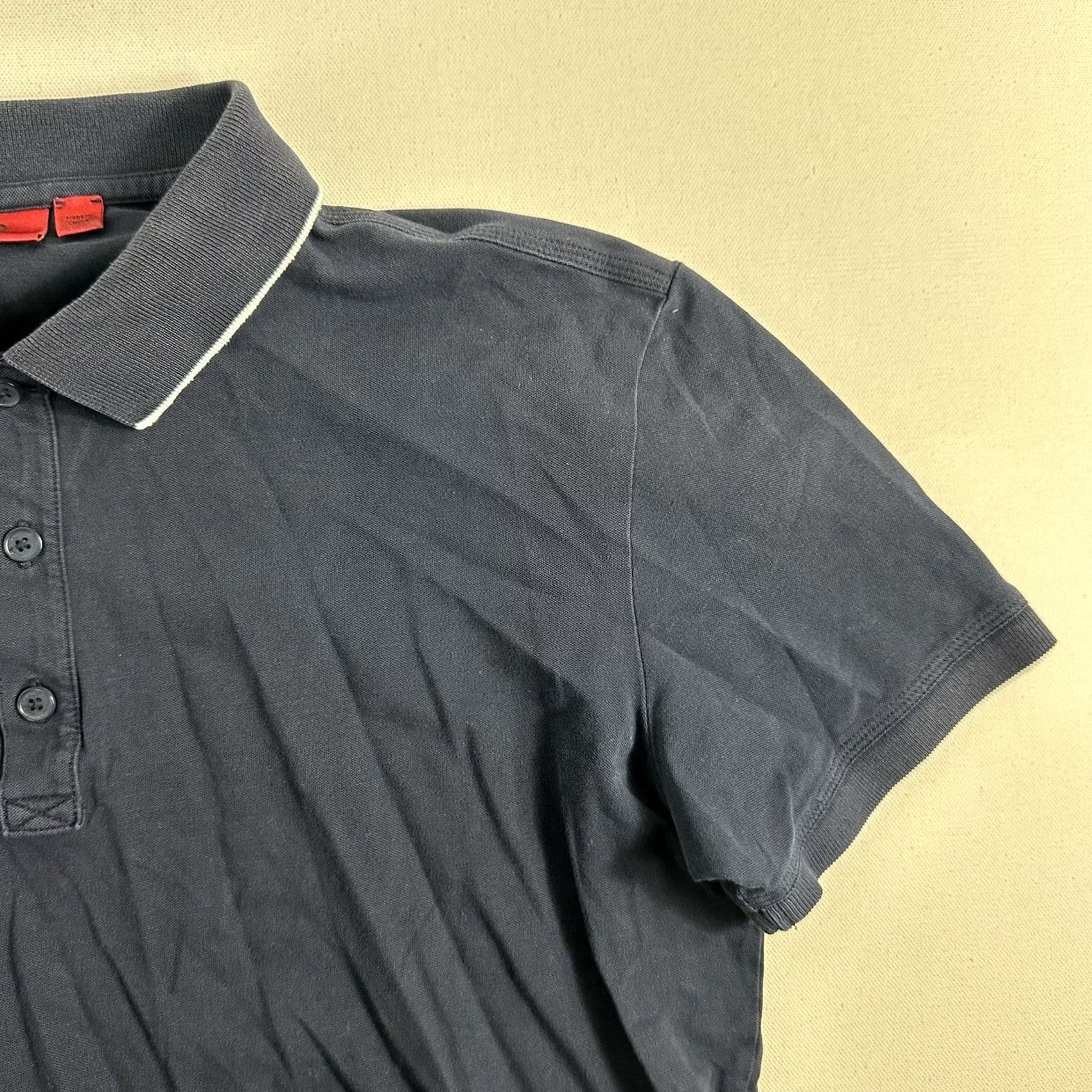 Hugo Boss HUGO BOSS Polo Shirt S/S Regular Fit Blue Mens Size Large Pima Cotton Size US L / EU 52-54 / 3 - 5 Thumbnail
