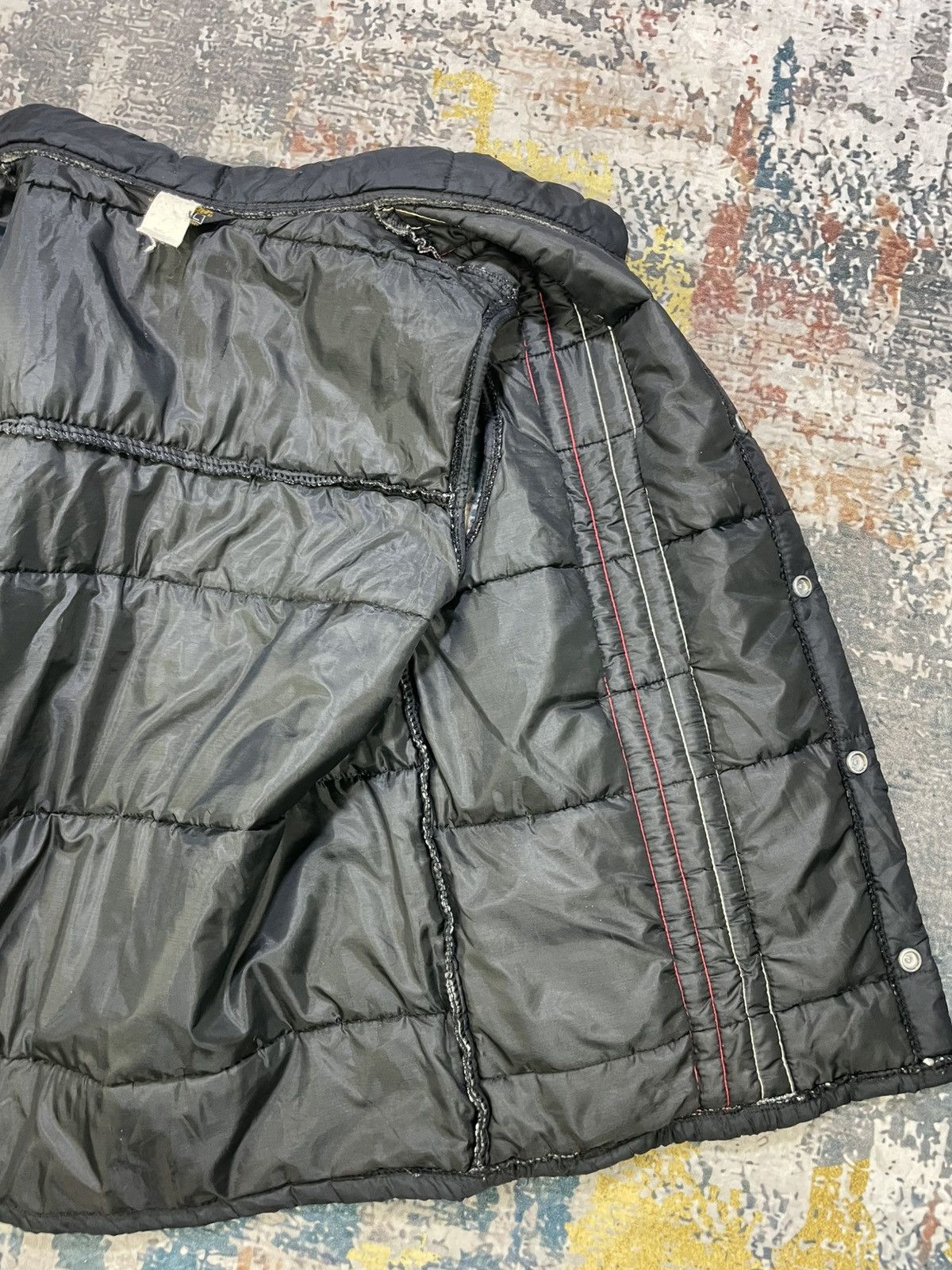 Swingster Vtg 60s Swingster Ryder Racing Stripes Padded Vest Size US L / EU 52-54 / 3 - 9 Thumbnail