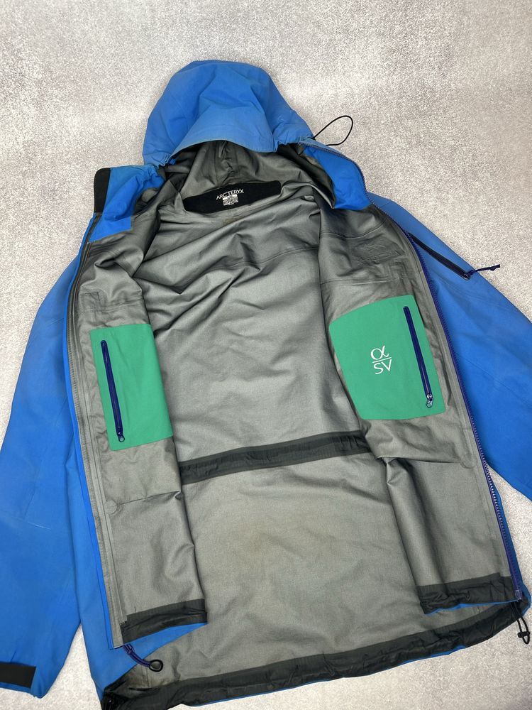 Arc'teryx Arcteryx Alpha SV Gore Tex Faded Jacket Size US L / EU 52-54 / 3 - 7 Thumbnail