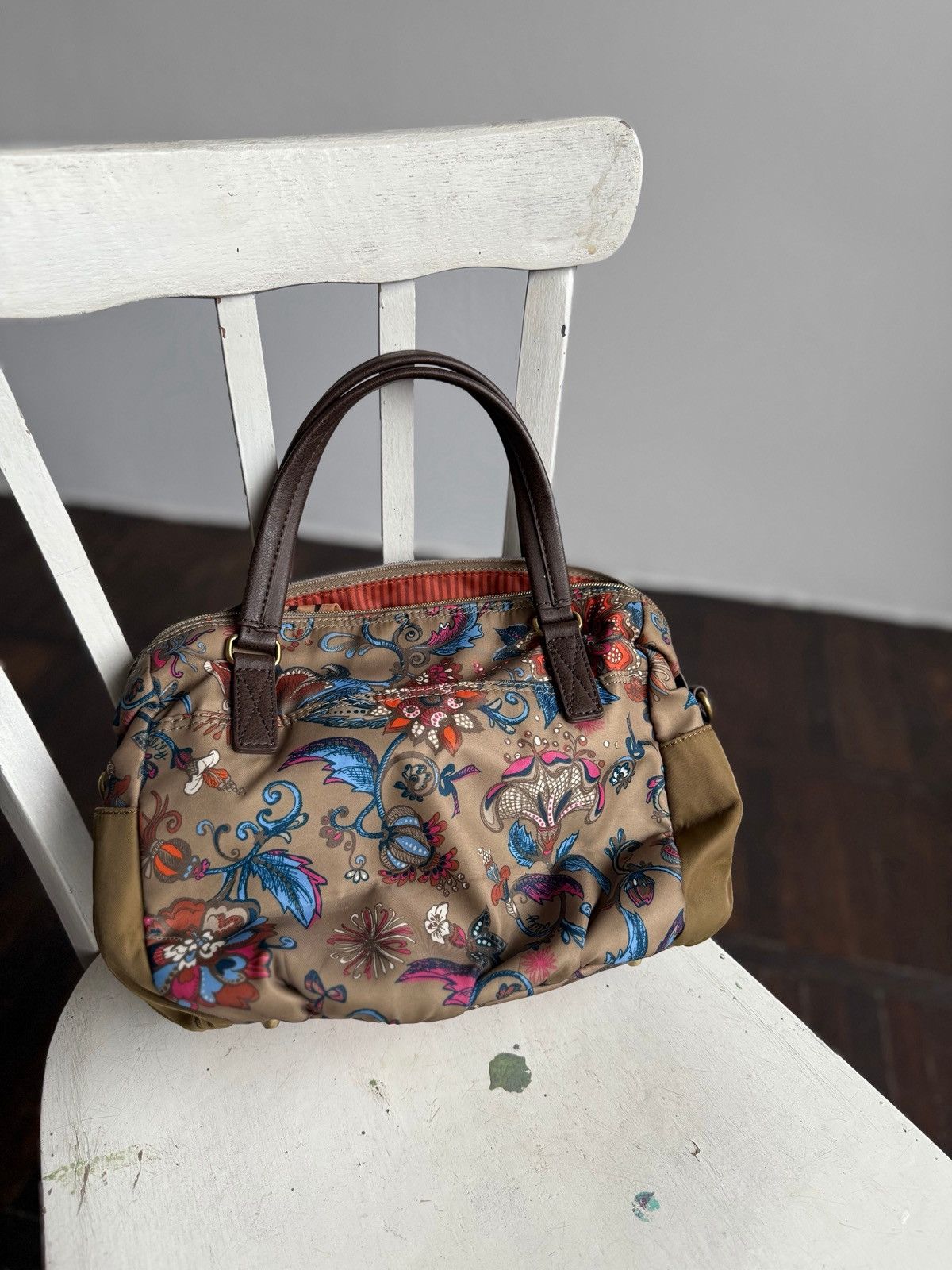 Designer × Oilily Oilily Womens Floral Handbag Zipper Logo Size ONE SIZE - 3 Thumbnail
