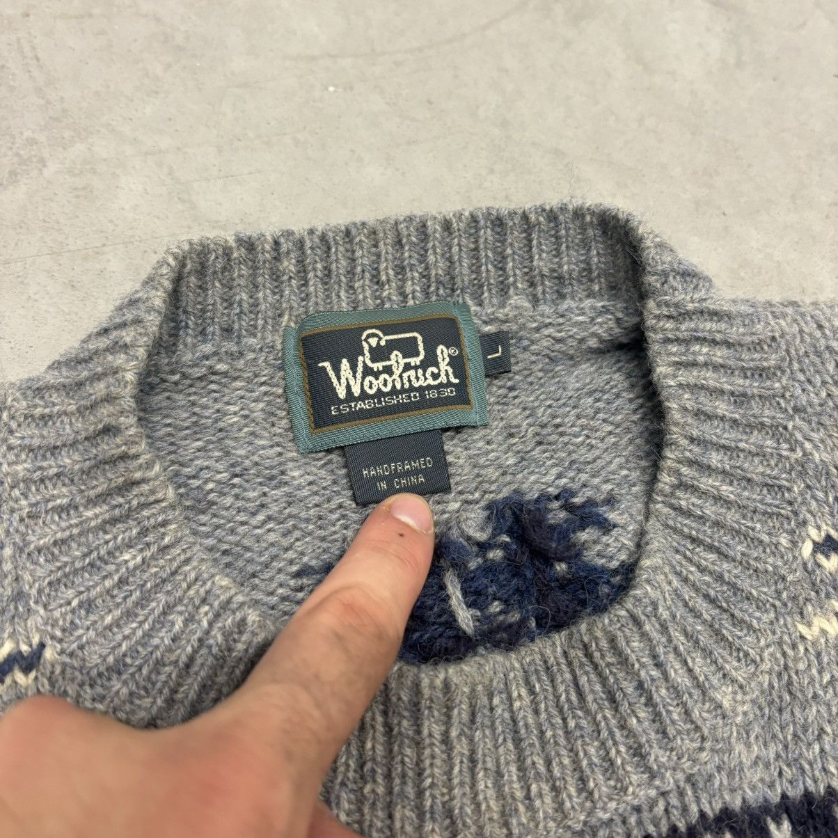 Vintage × Woolrich Woolen Mills Vintage 90s Woolrich Wool Knit Winter Sweater Size US L / EU 52-54 / 3 - 4 Thumbnail