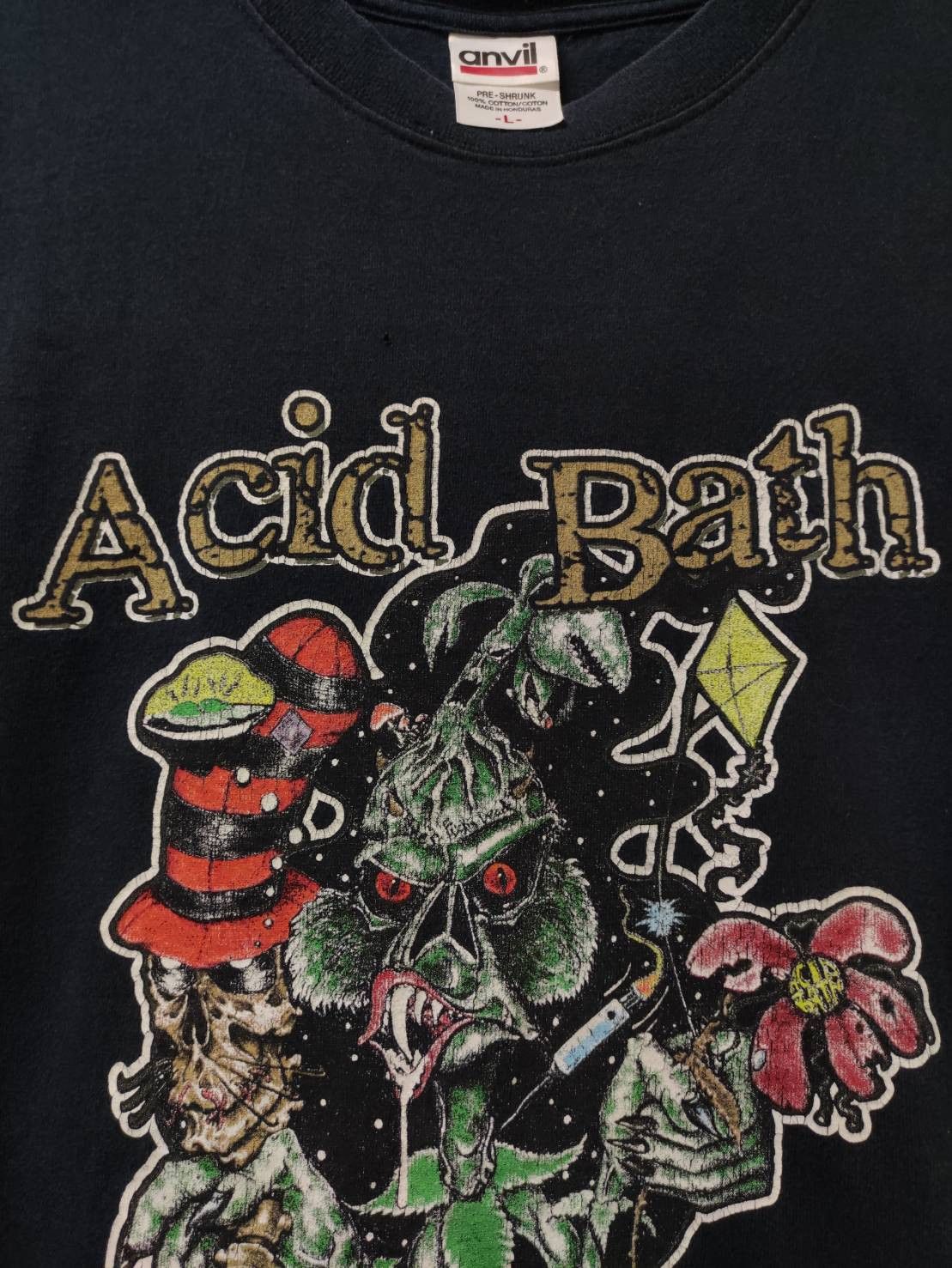 Band Tees Vtg 00's Acid Bath "Dr. Seuss is Dead" Single Promo T-Shirt Size US L / EU 52-54 / 3 - 3 Thumbnail