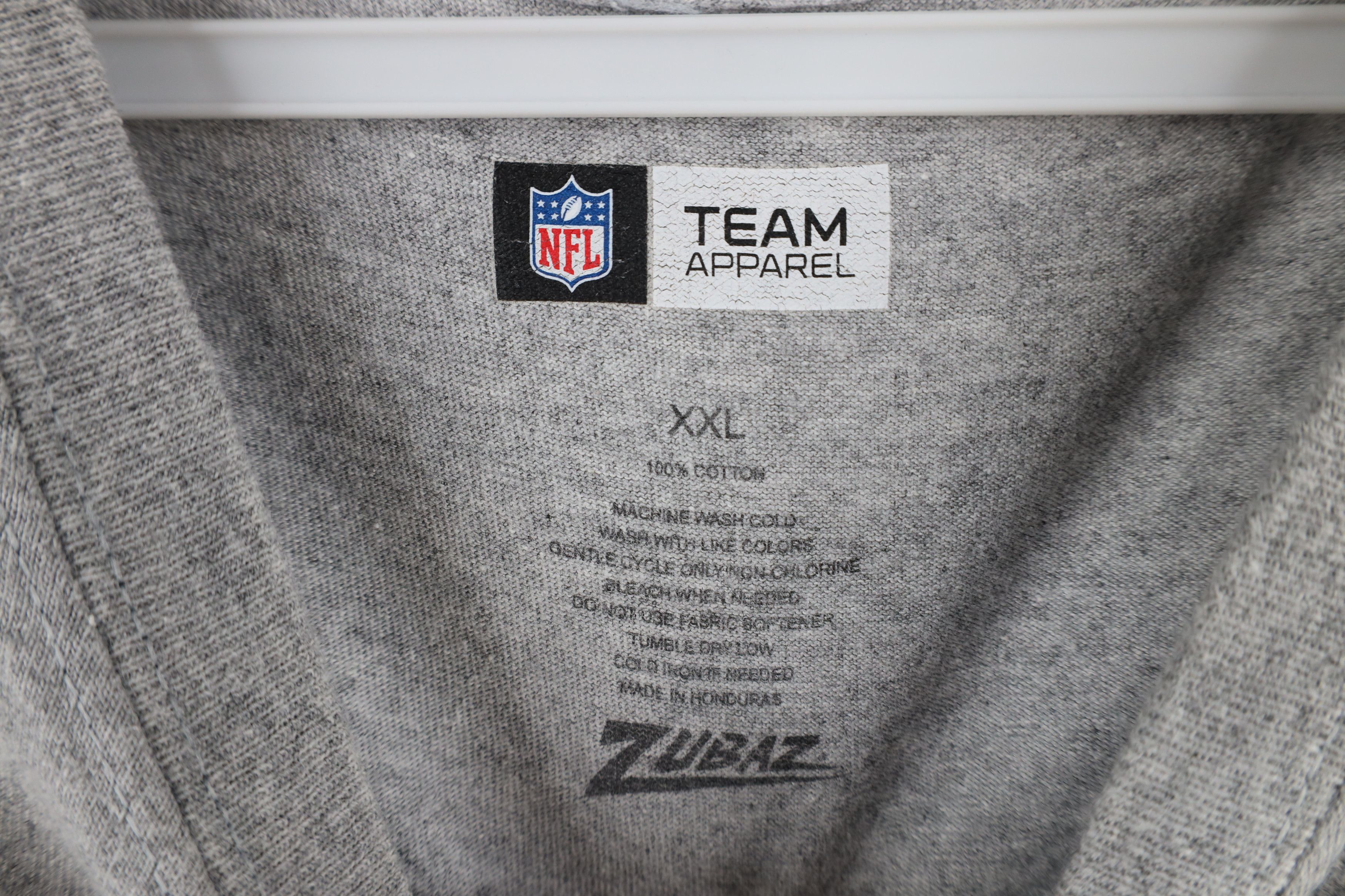 Vintage Vintage NFL Spell Out New York Giants Football T-Shirt Gray Size US XXL / EU 58 / 5 - 6 Thumbnail
