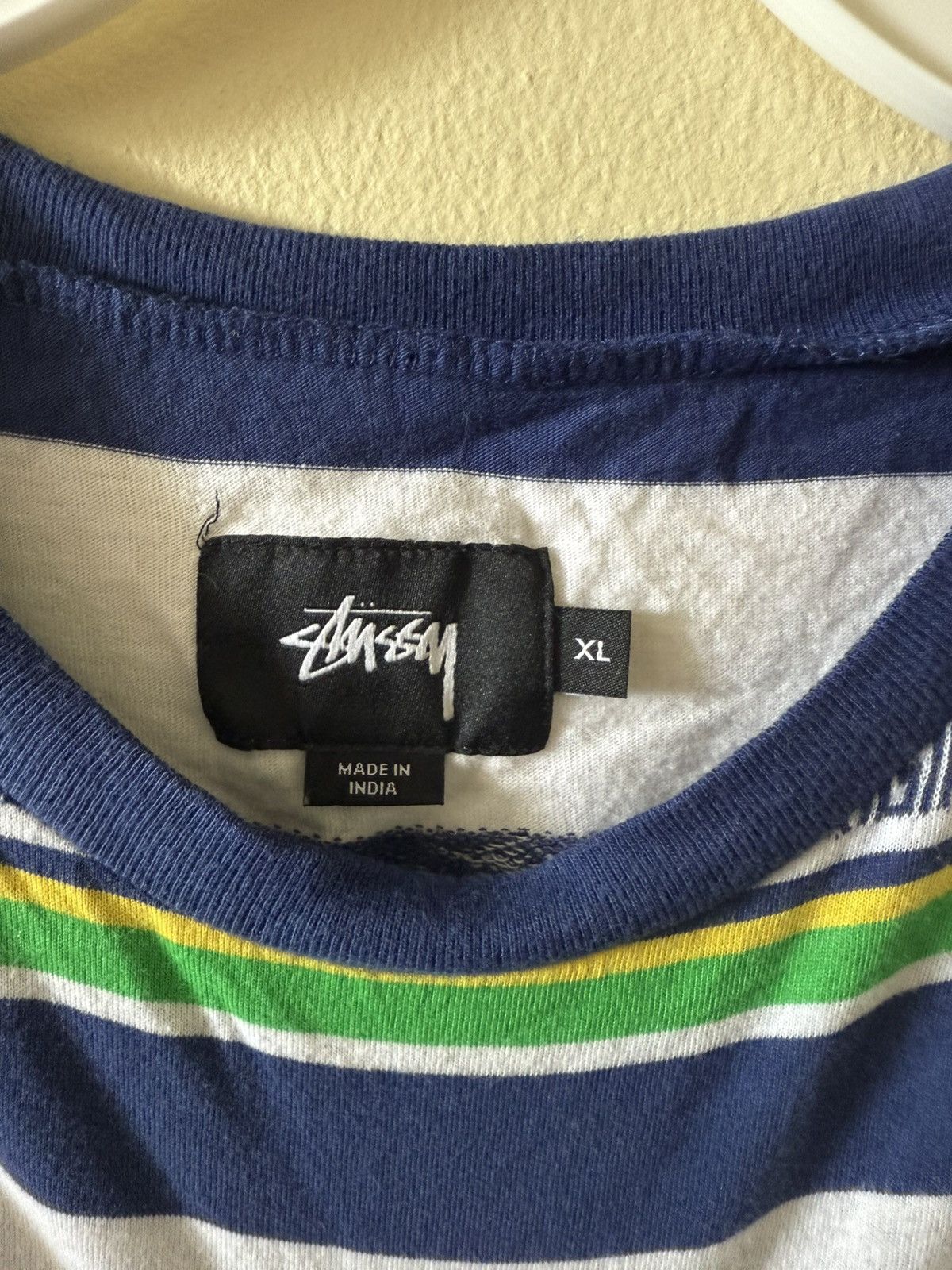 Stussy Stussy original dondada stripe t-shirt size XL Size US XL / EU 56 / 4 - 3 Thumbnail