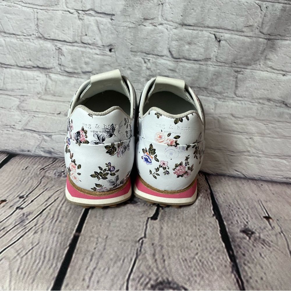 Rag & Bone New Rag & Bone Dylan Elastic Runner Floral Slip On Sneakers Size US 8 / IT 38 - 6 Thumbnail