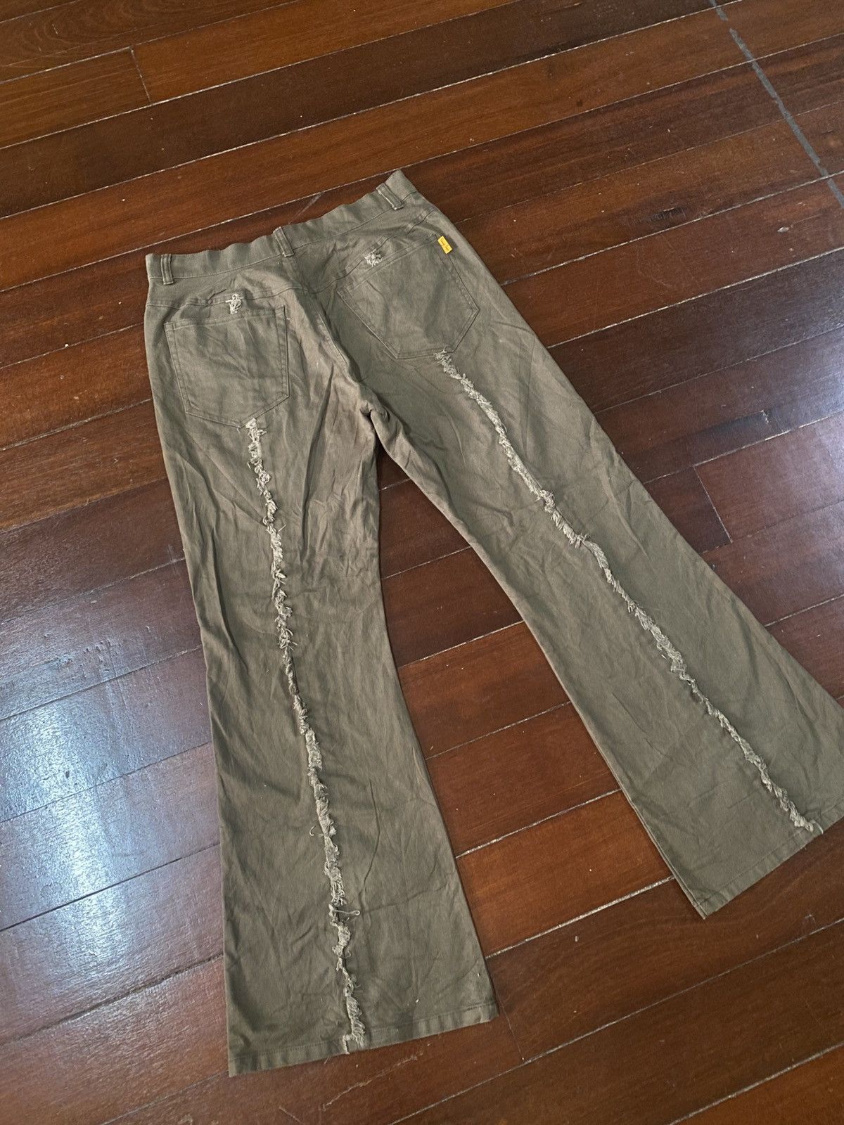 If Six Was Nine Flare Pants orange juice Bondage Cargo Pant Bootcut Size US 33 - 9 Thumbnail