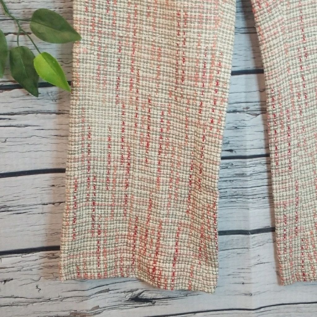 The Unbranded Brand Tom K Nguyen 70% silk textured cropped pants sz 2 Size 26" / US 2 / IT 38 - 4 Thumbnail