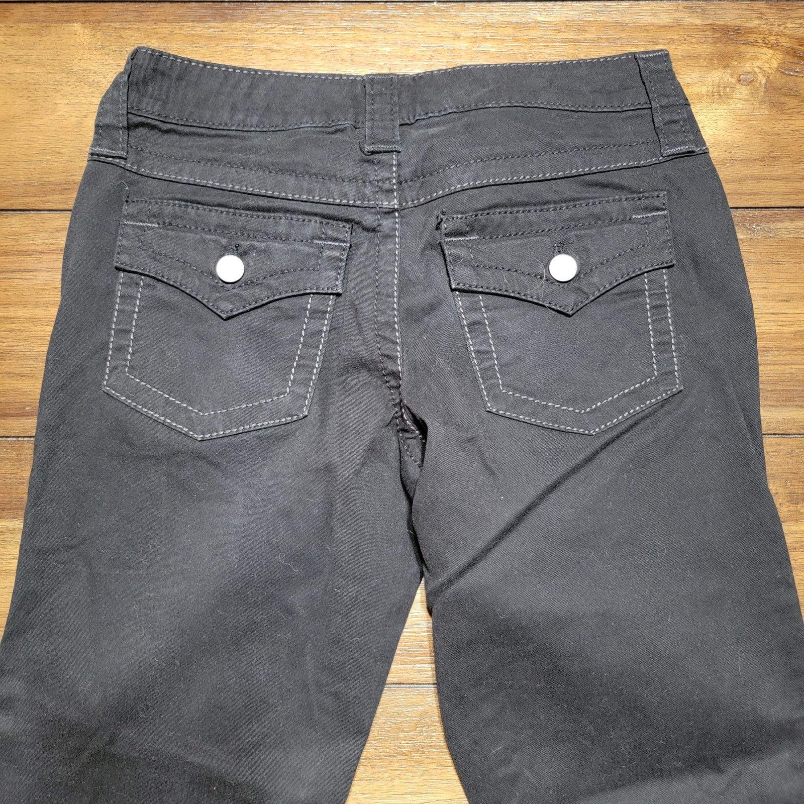 Other London Jean Black Boot-Cut Denim Jeans - Size 0 Size 25" / US 0 / IT 36 - 4 Thumbnail