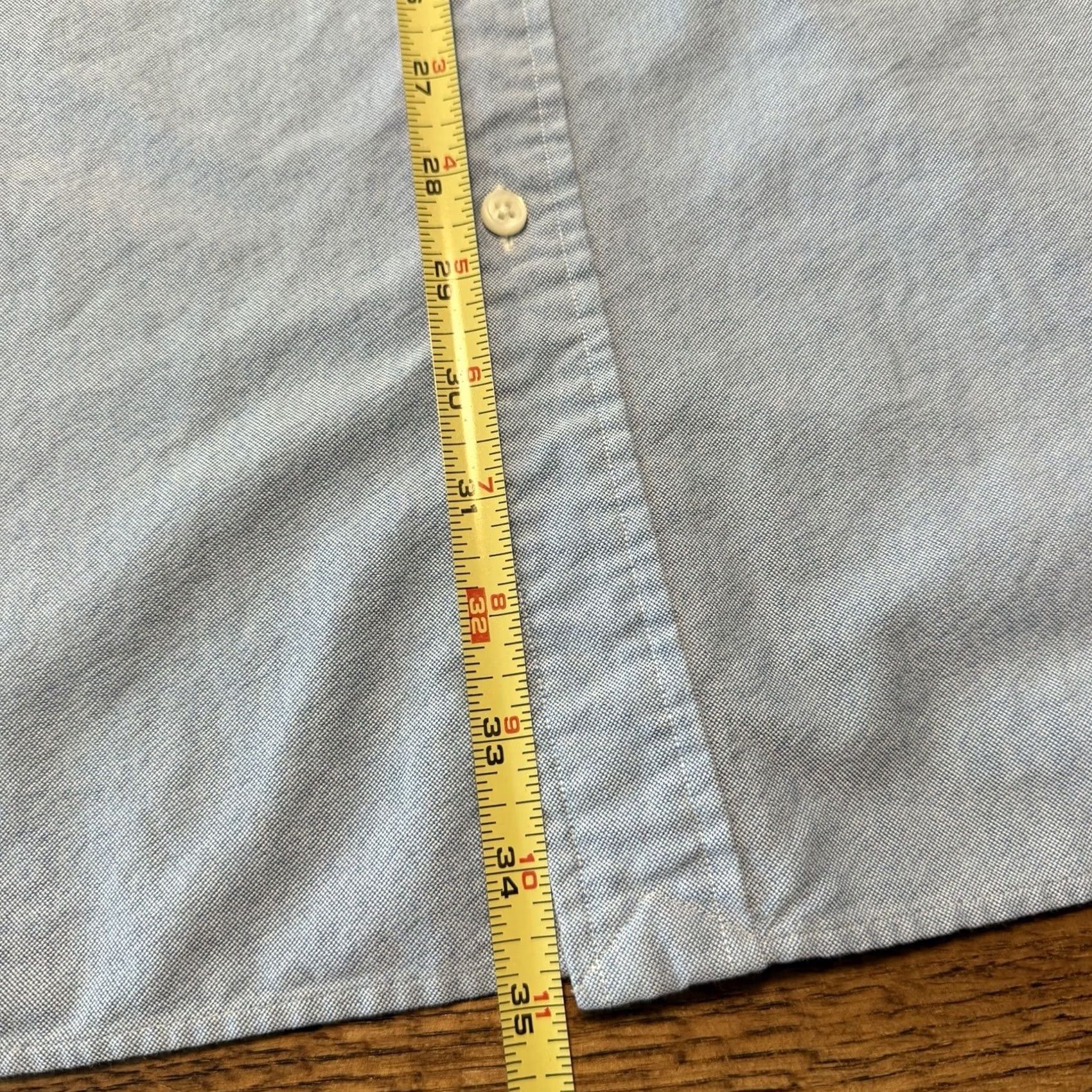 Polo Ralph Lauren Polo Ralph Lauren Button-Front Shirt Mens 3XLT Blue Long Sleeve Cotton Big Tall Size US XXL / EU 58 / 5 - 6 Thumbnail