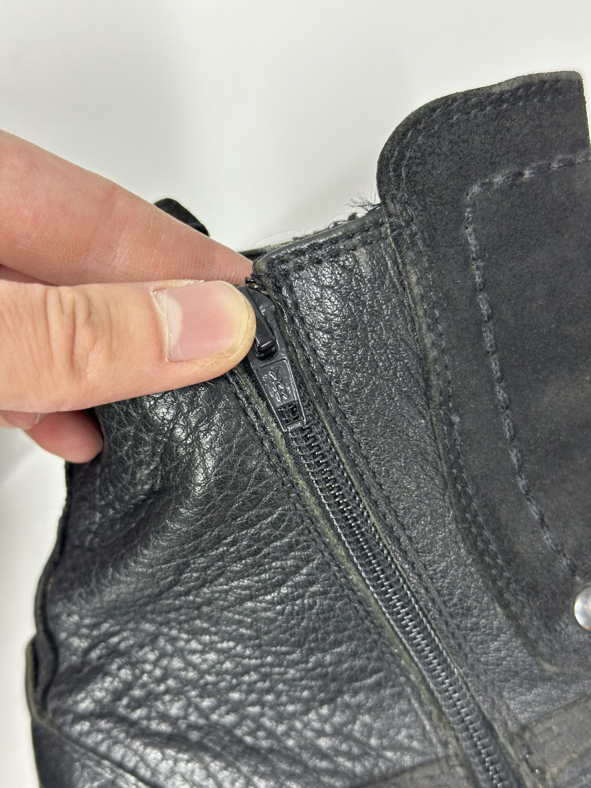 Ecco AS 98 Vibe Artisan Black Leather Side Zip Ankle Biker Boots Size US 9 / EU 42 - 12 Thumbnail