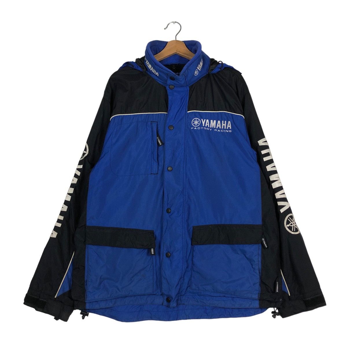 Japanese Brand 🔥Vintage Biker Jacket Yamaha Big Logo Spell Out Racing Wear Size US M / EU 48-50 / 2 - 1 Thumbnail