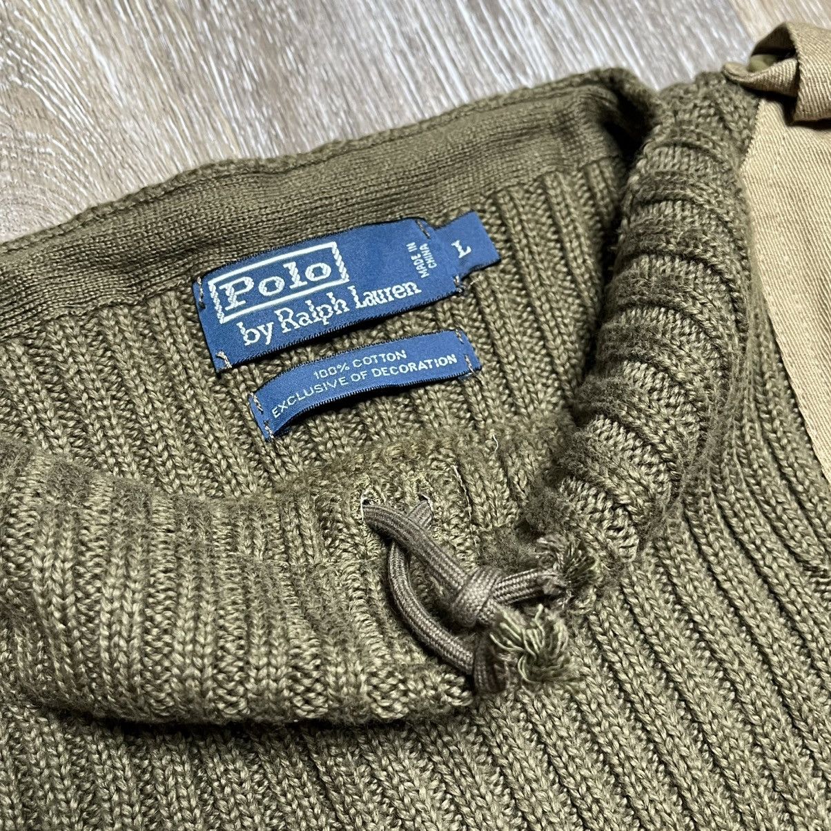 Polo Ralph Lauren × Vintage archival y2k military polo sweater Size US L / EU 52-54 / 3 - 4 Thumbnail