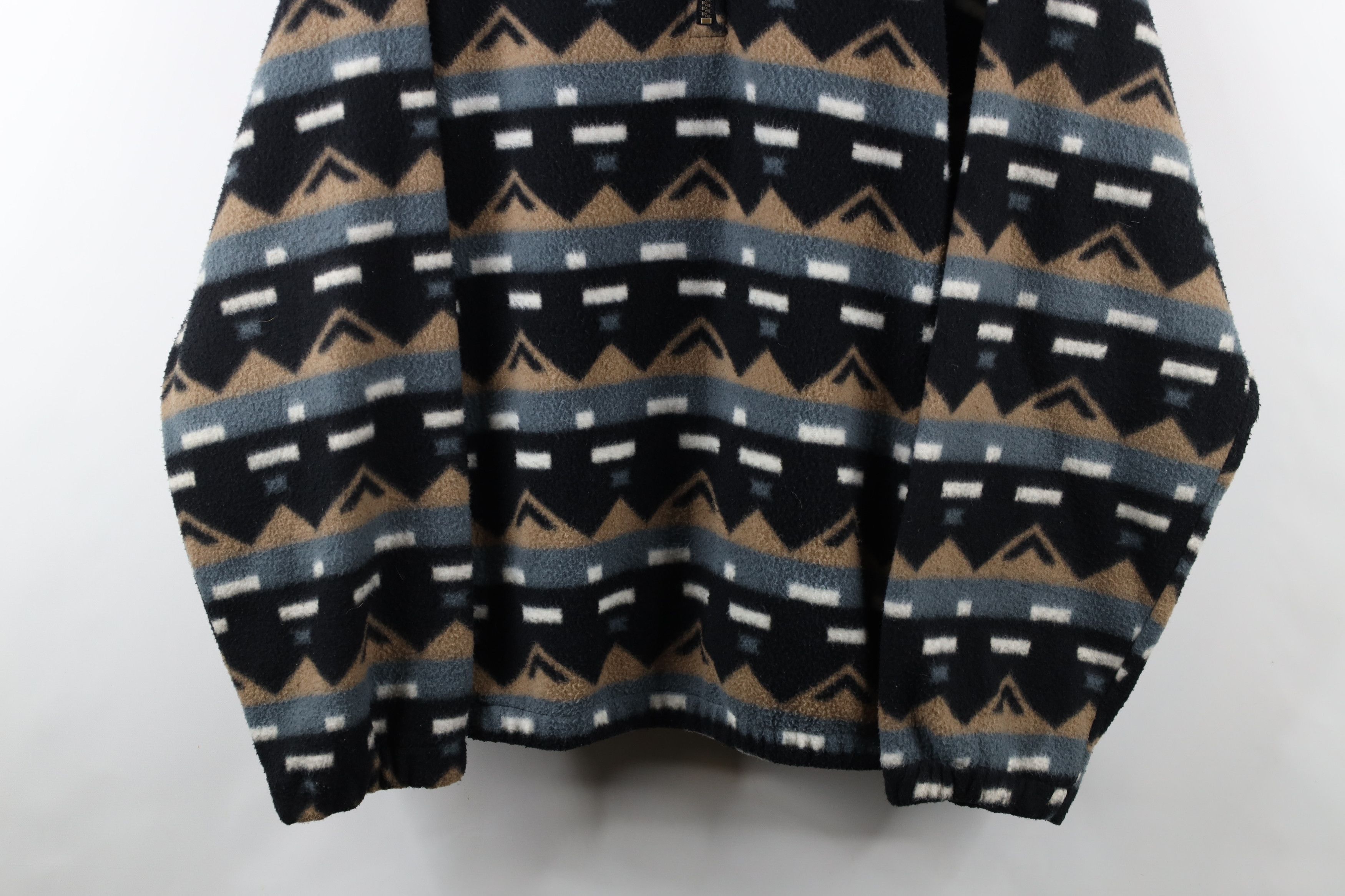 Vintage Vintage 90s Streetwear Half Zip Fleece Pullover Sweater Size US XL / EU 56 / 4 - 3 Thumbnail