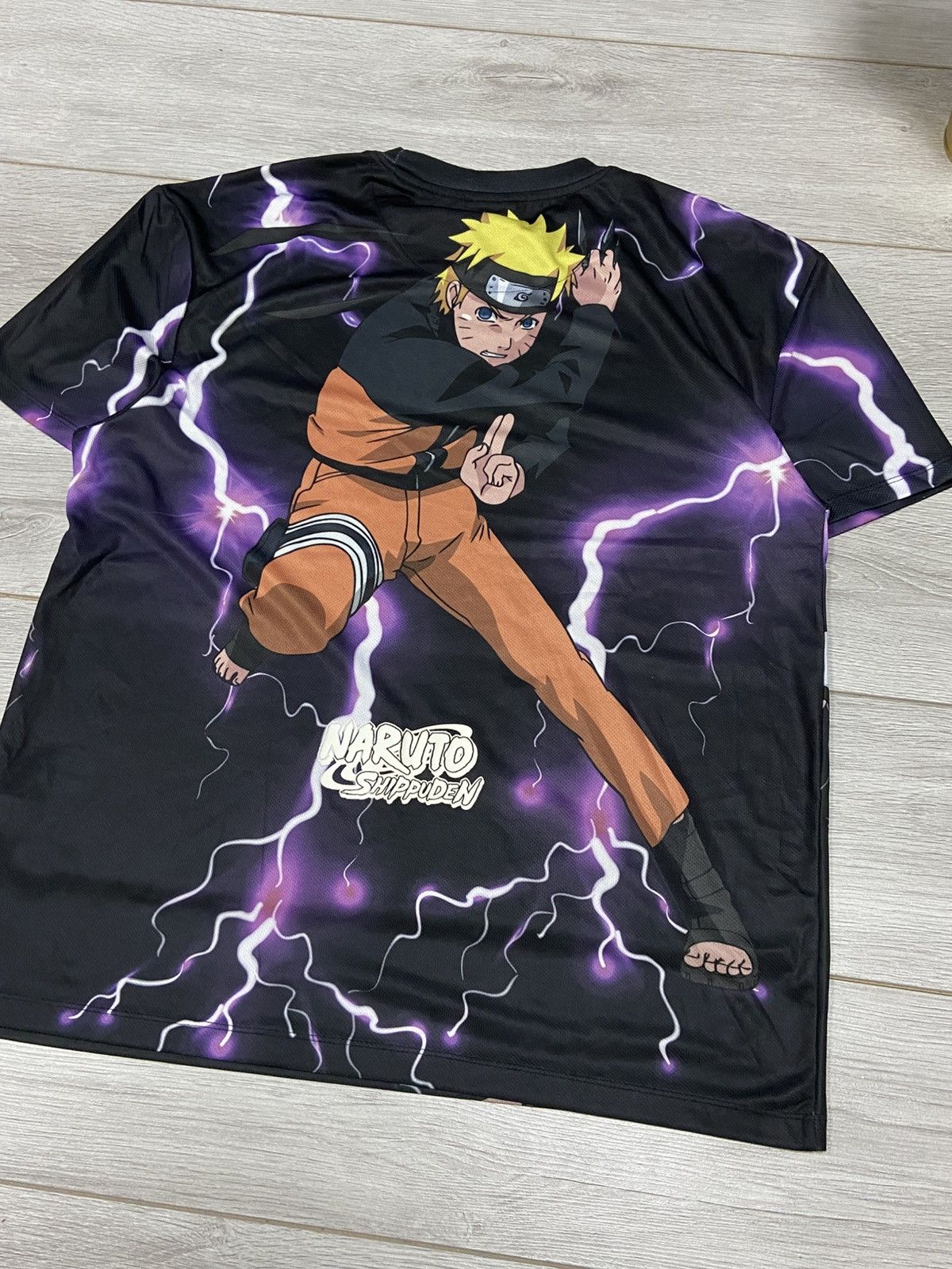 Anime Naruto shippuden Saske 2002 Masashi overprint vintage tshirt Size US L / EU 52-54 / 3 - 8 Thumbnail
